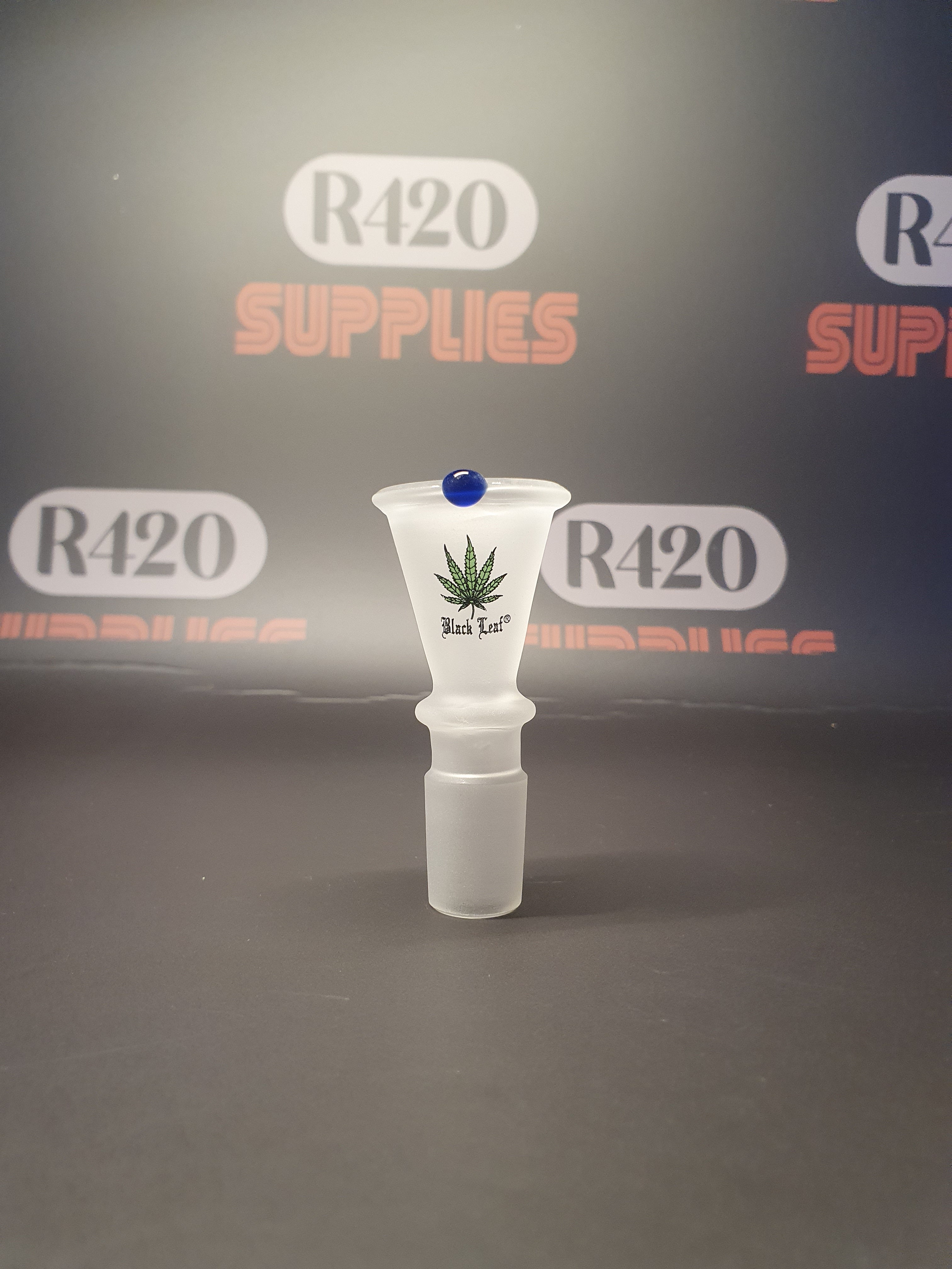 Glass Bowl - 18mm Male - Funnel Type - Frosted