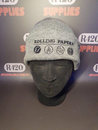 RAW Rolling Papers Beanie Hat - Grey