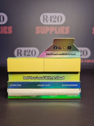 Cloudz Kingsize Rolling Papers & Tips - hemp paper