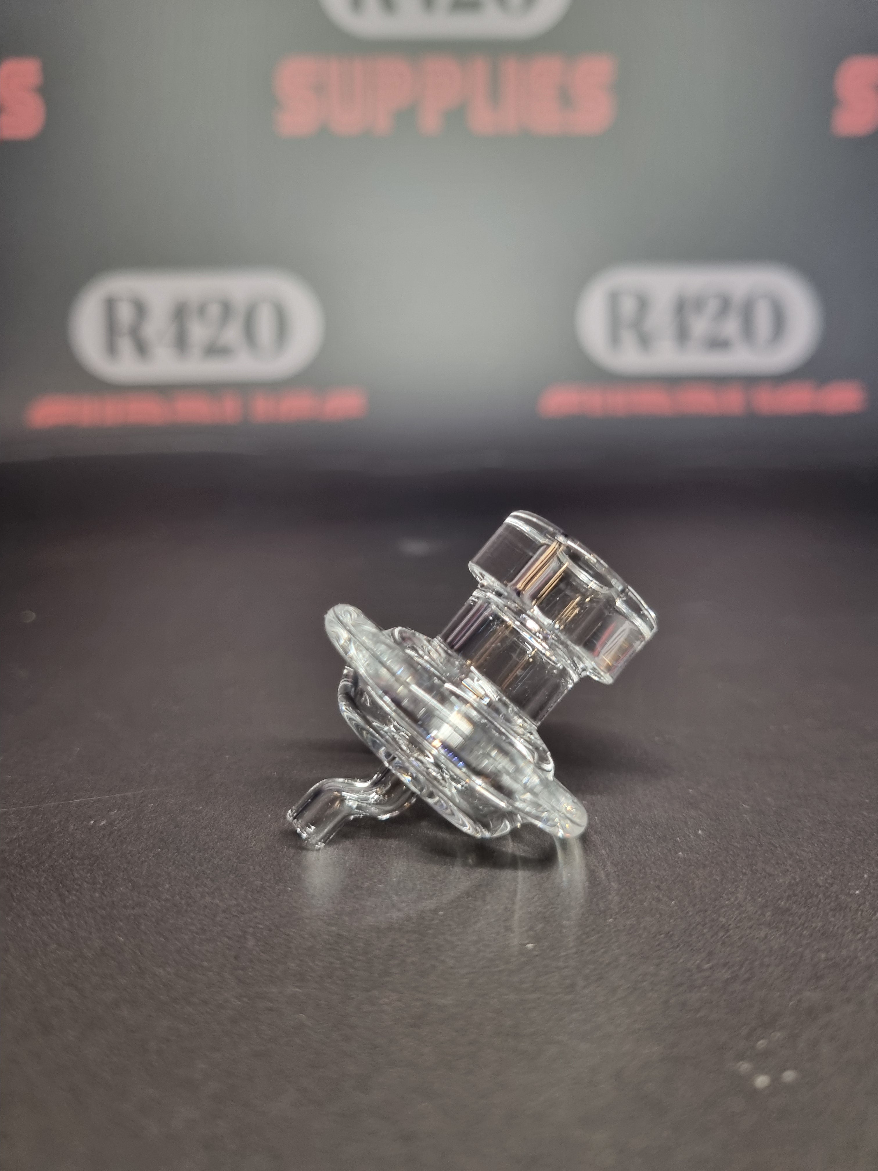 XL Quartz Banger - 18mm / 90° Male Fitting + Carb Cap (Boxed)