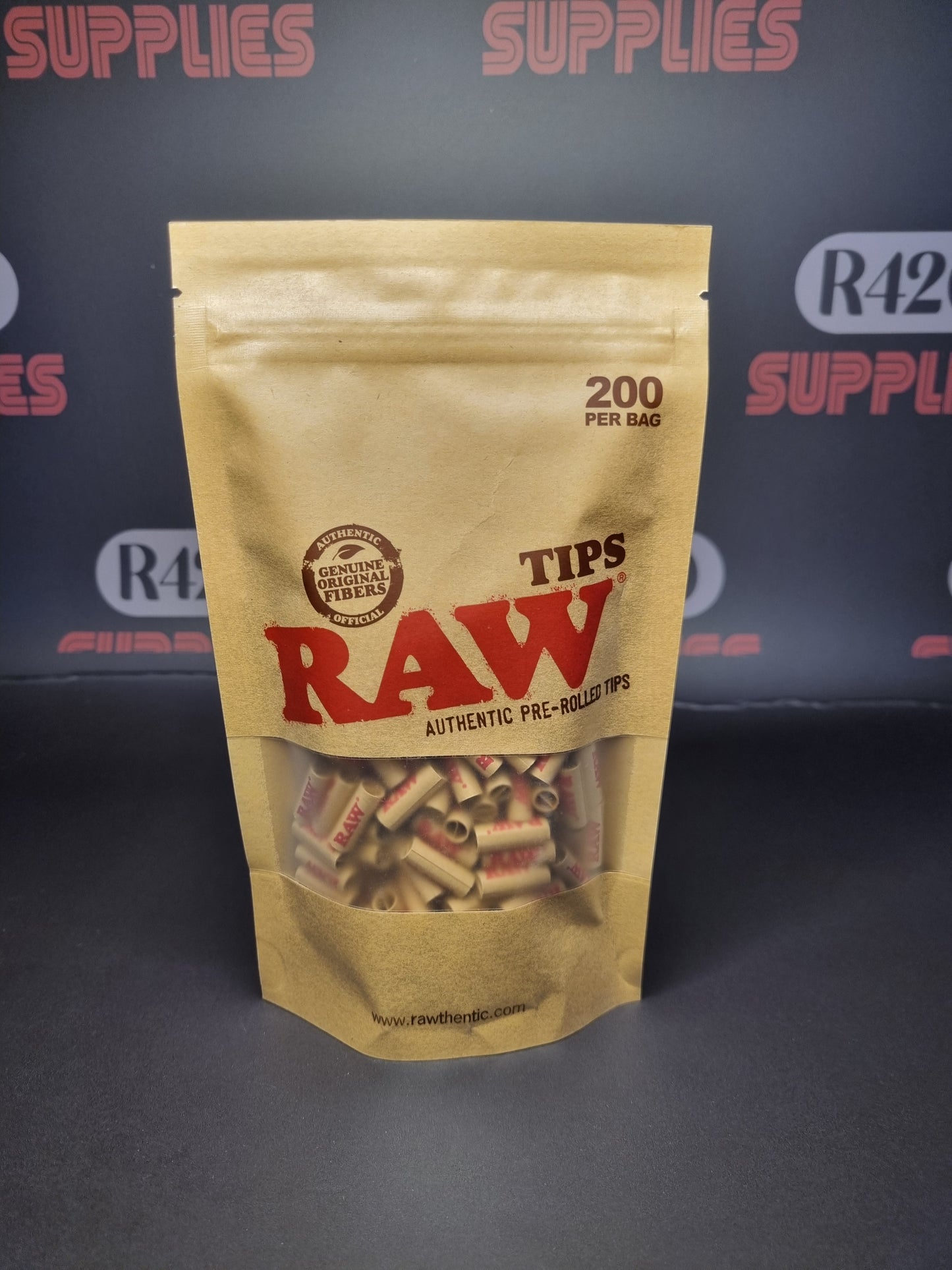 RAW voorgerolde tips - navulzak