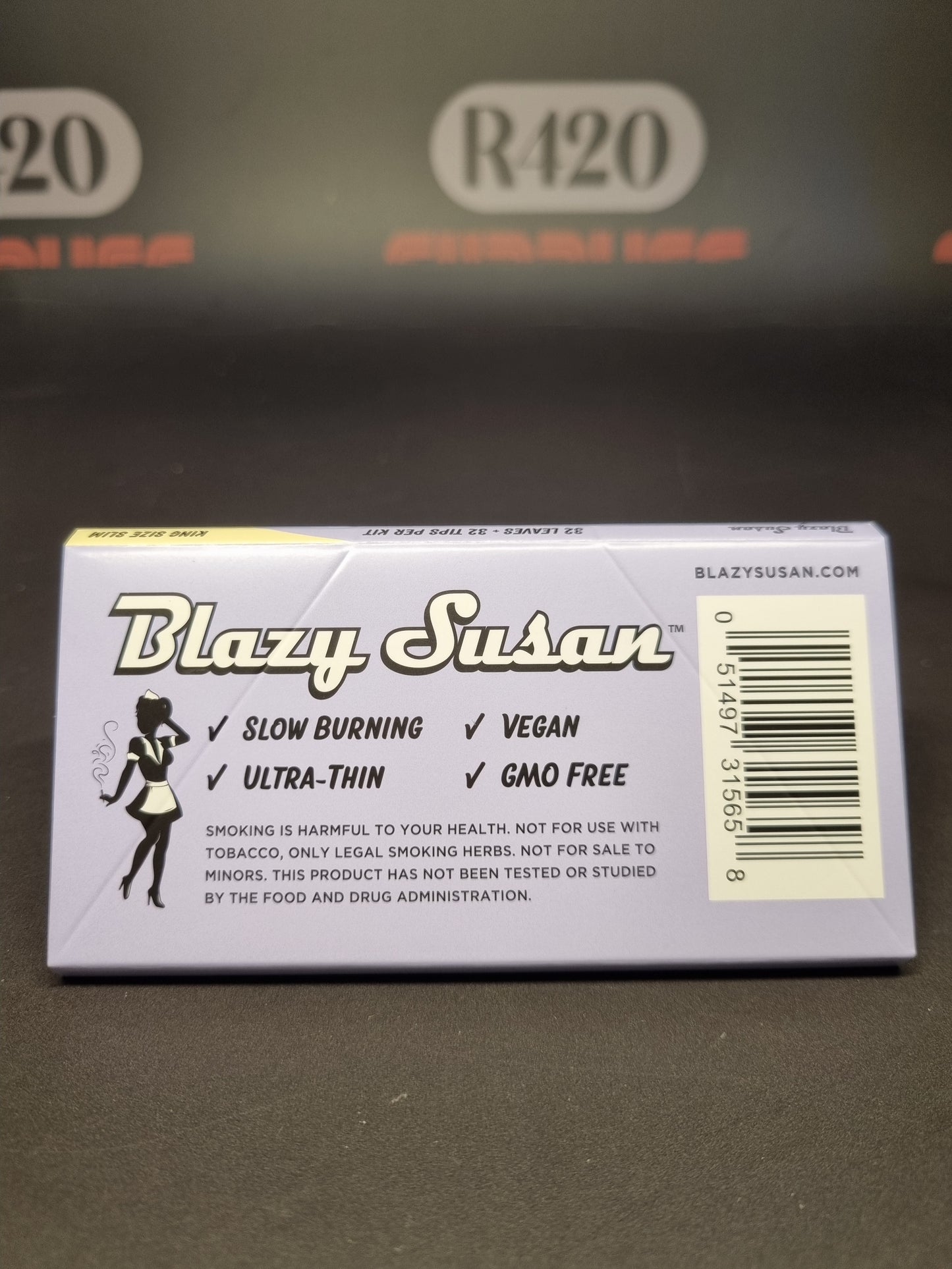 Blazy Susan Rolling Papers -Deluxe Rolling Kit - Purple