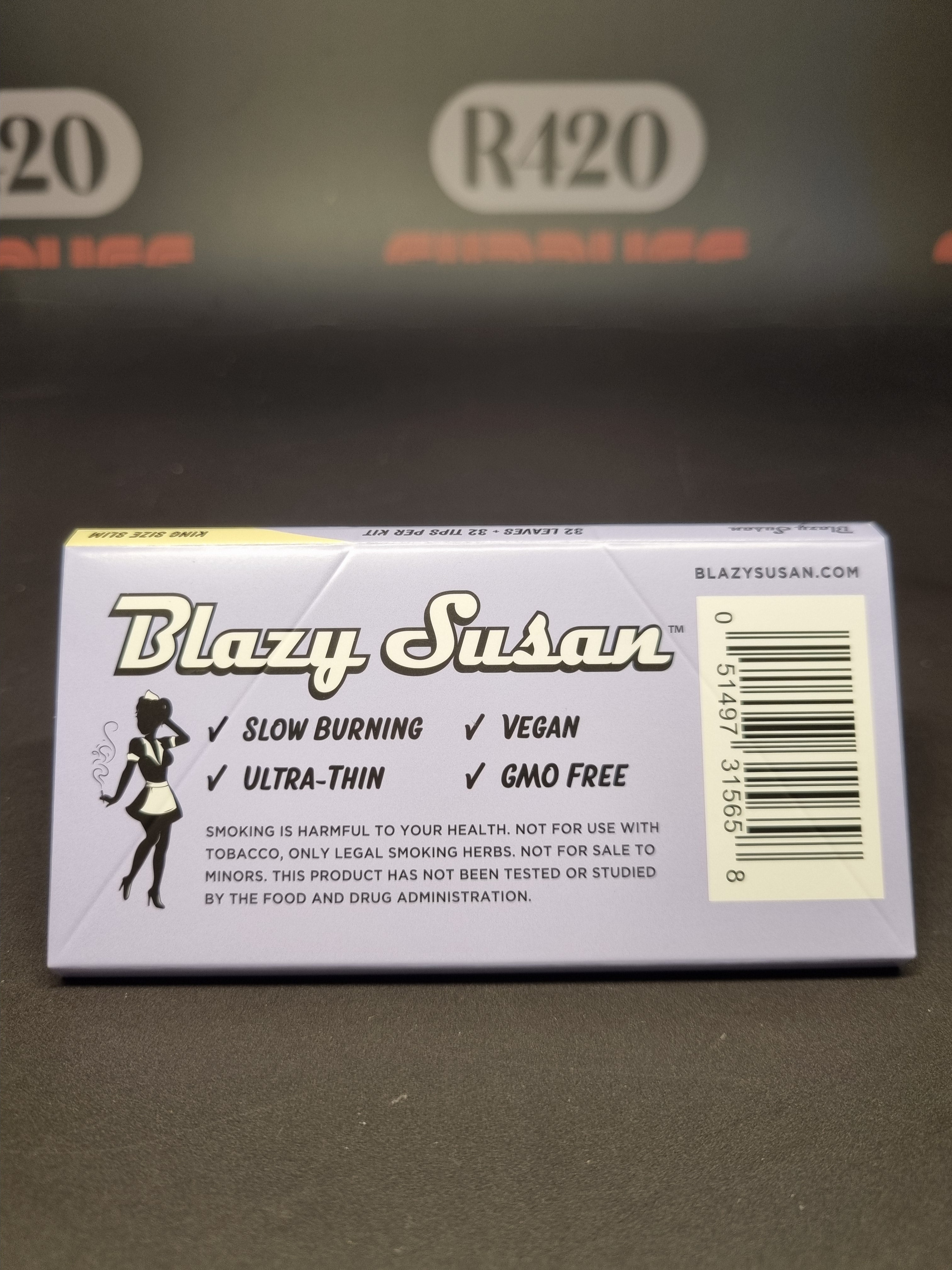 Blazy Susan Rolling Papers -Deluxe Rolling Kit - Purple