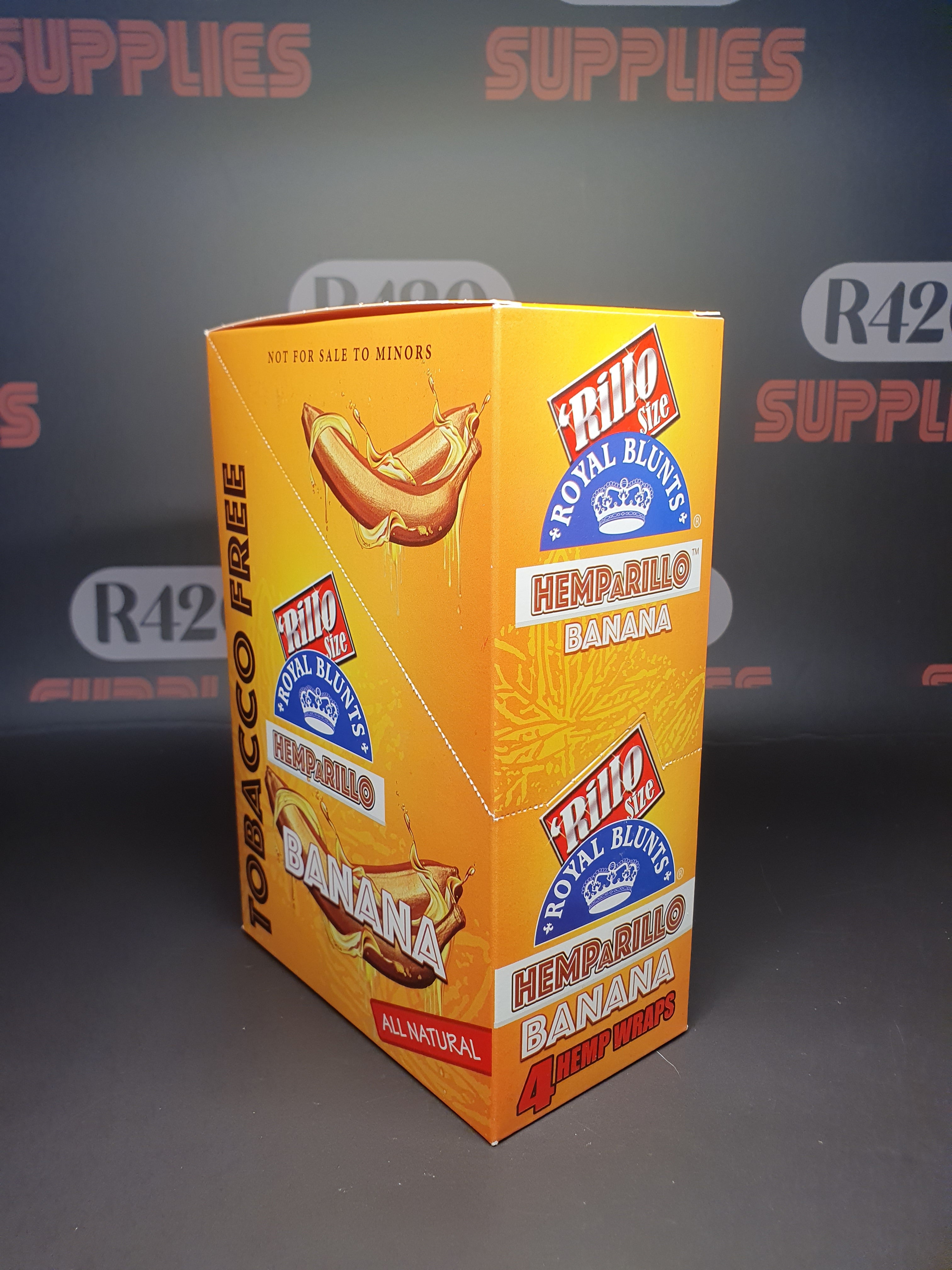 Hemparillo 4 Pack Hemp Blunts - Banana