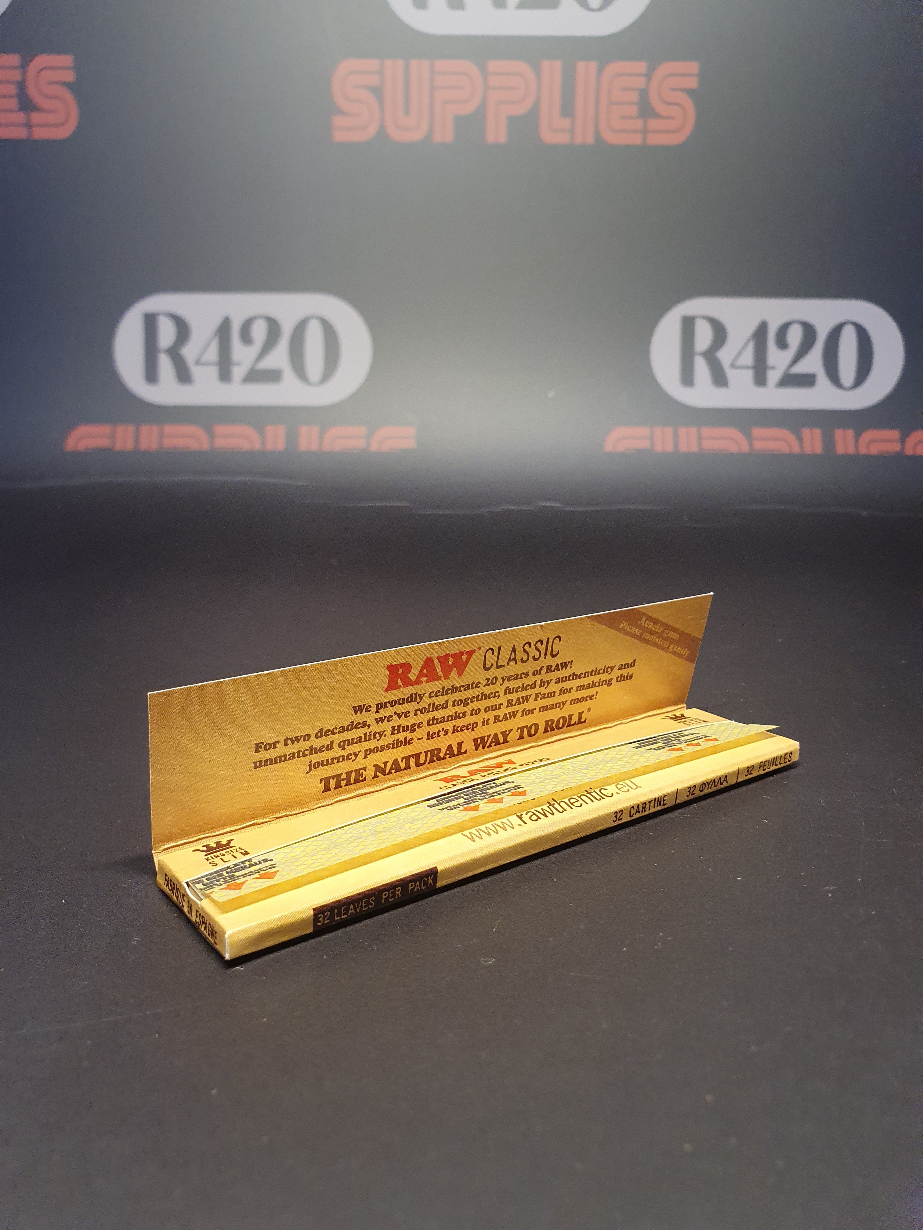 RAW Classic Kingsize Slim - 20th Anniversary Pack