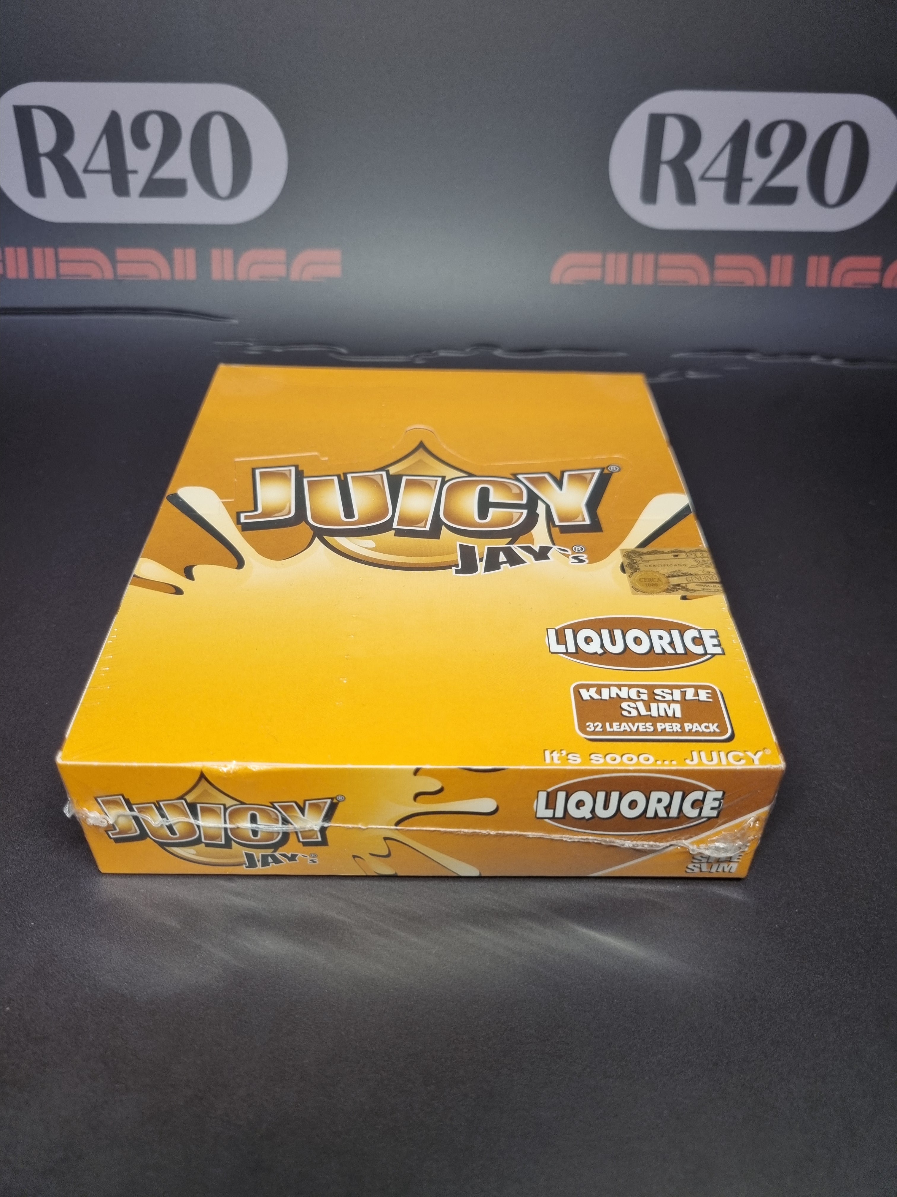 Juicy Jay's Kingsize Slim Flavoured Skins - Liquorice
