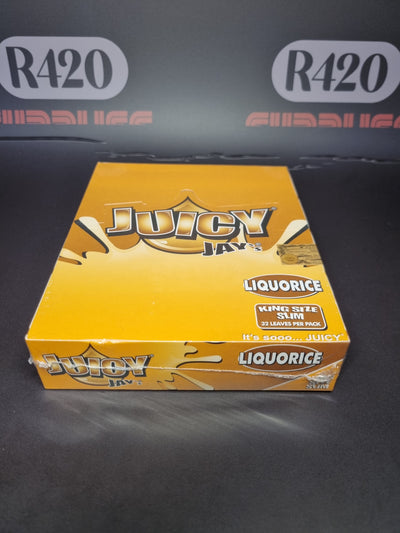 Juicy Jay's Kingsize Slim Flavoured Skins - Liquorice