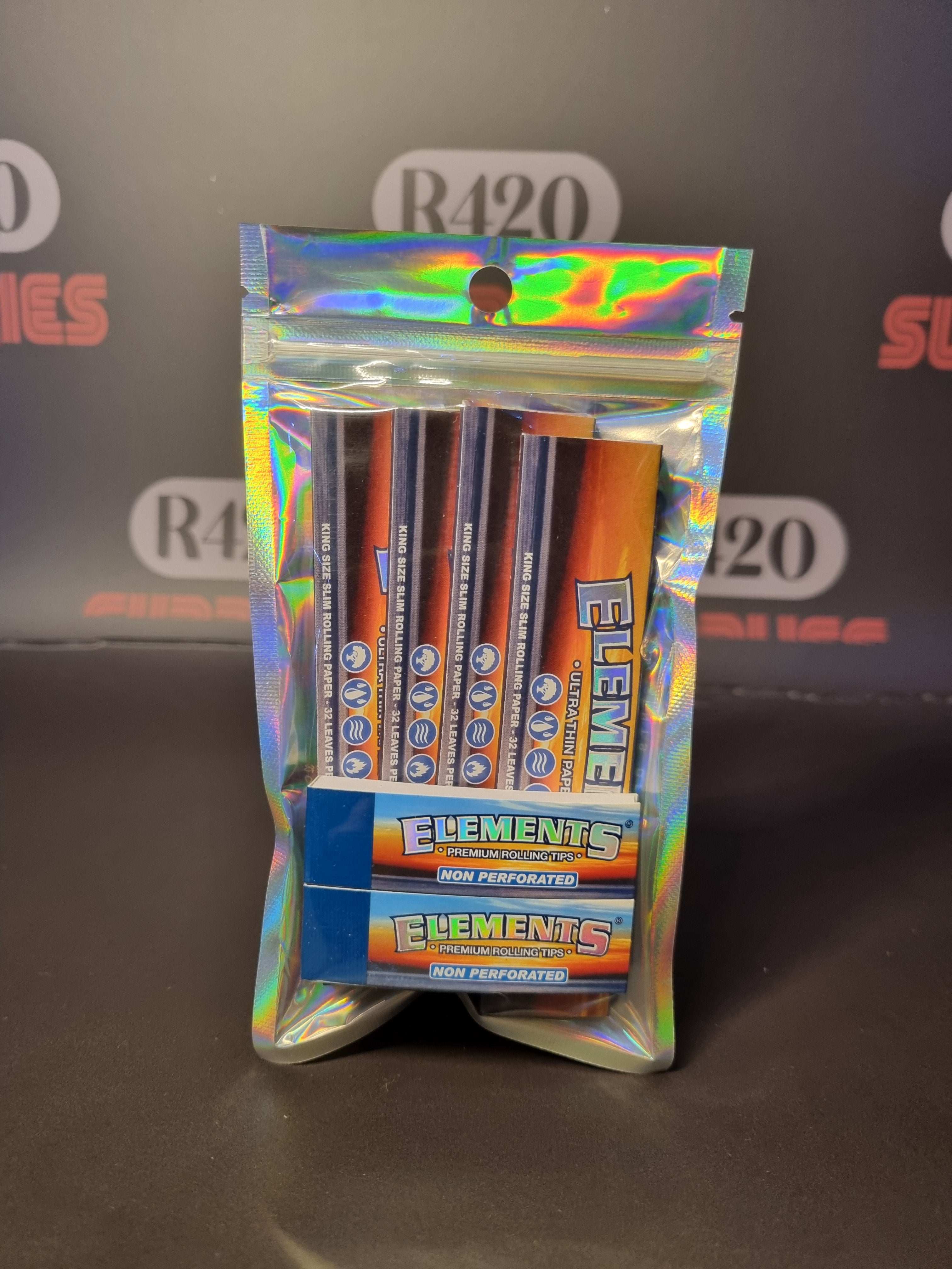 €5 Skin Pack - Elements Kingsize Slim + Tips