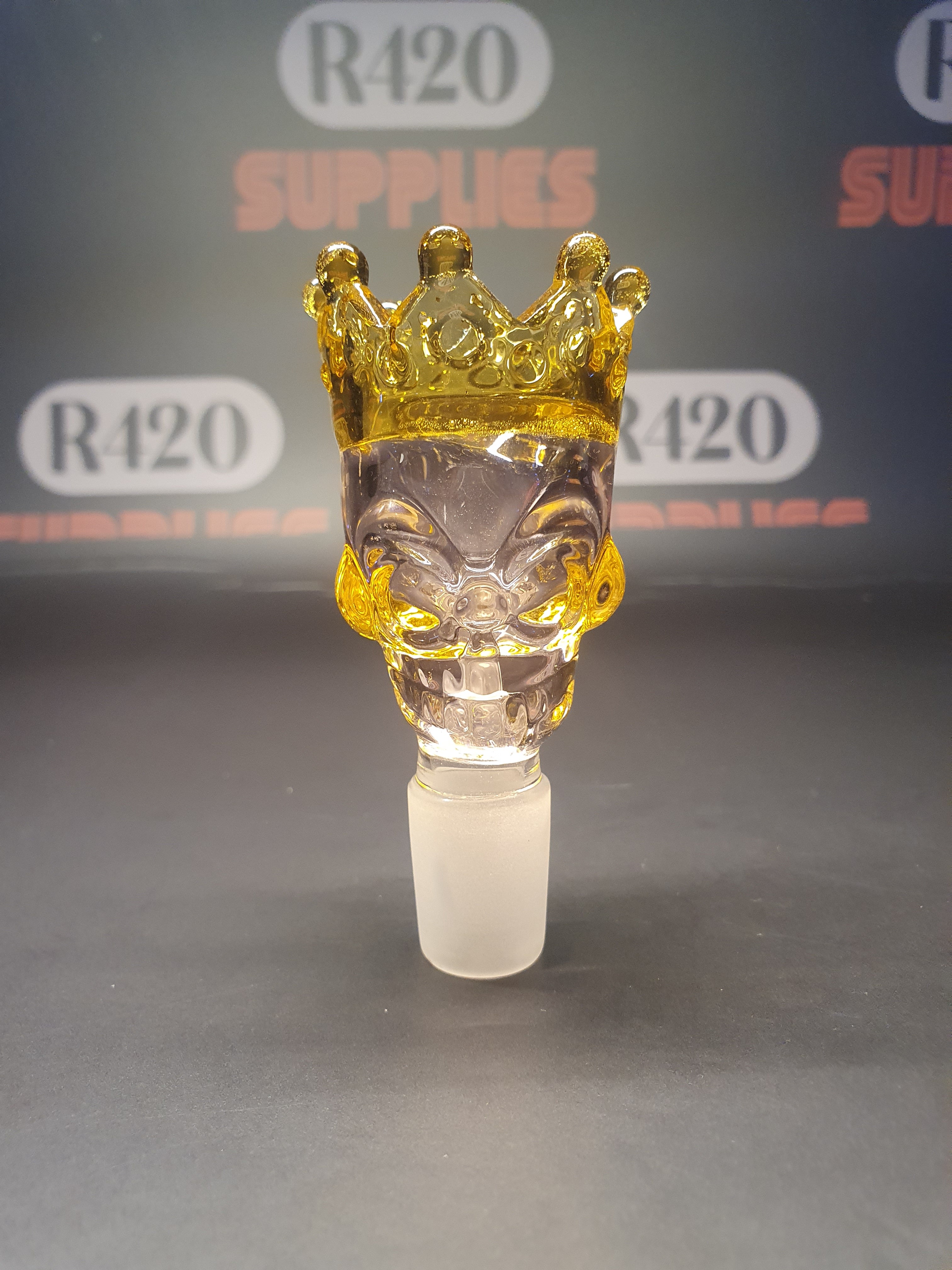 Pink Skull Crown Bowl - 18mm Male