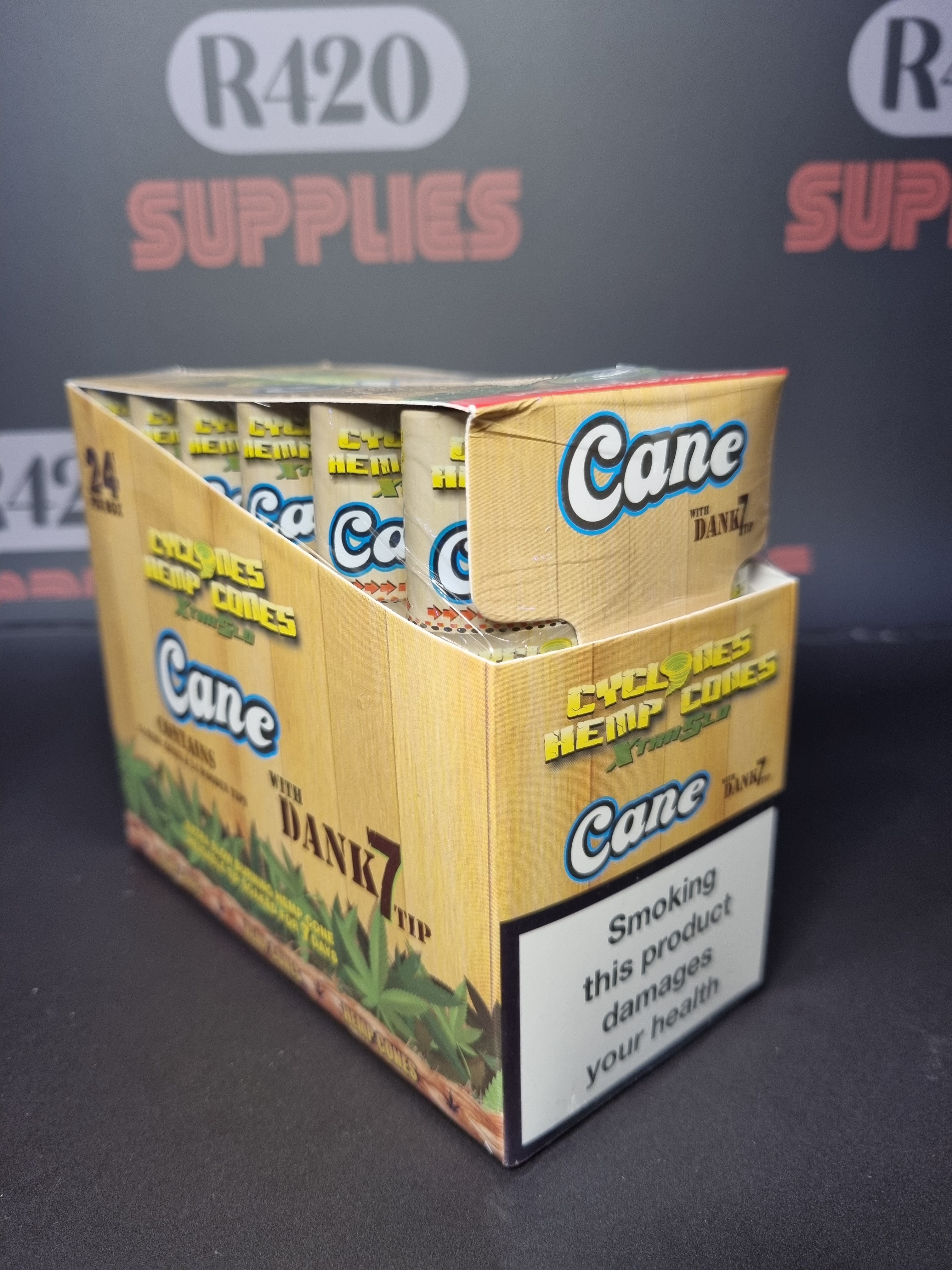 Cyclones Hemp Cones - Slow Burning - 2 Pack - Cane,