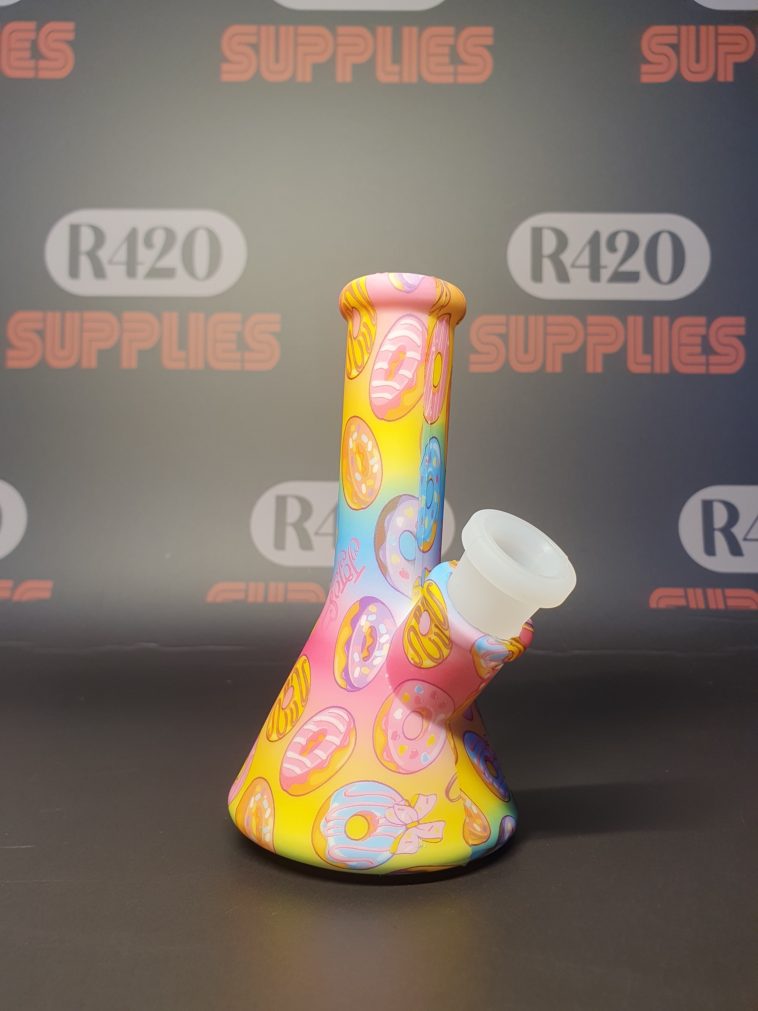 Silicone Bong - 13cm - Donuts