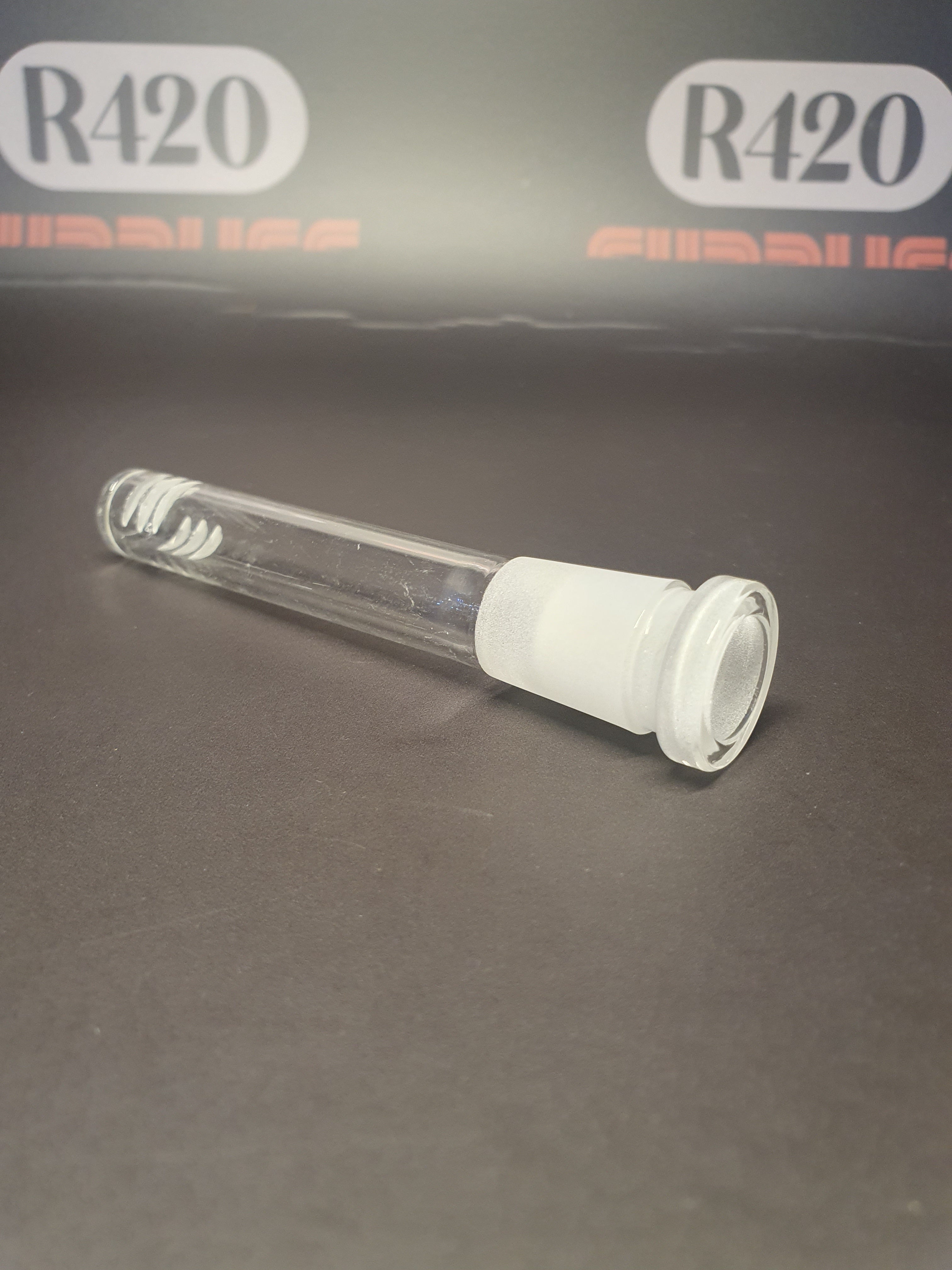 Glass Downstem - 18mm Outer 14mm Inner Joint - 80mm Long
