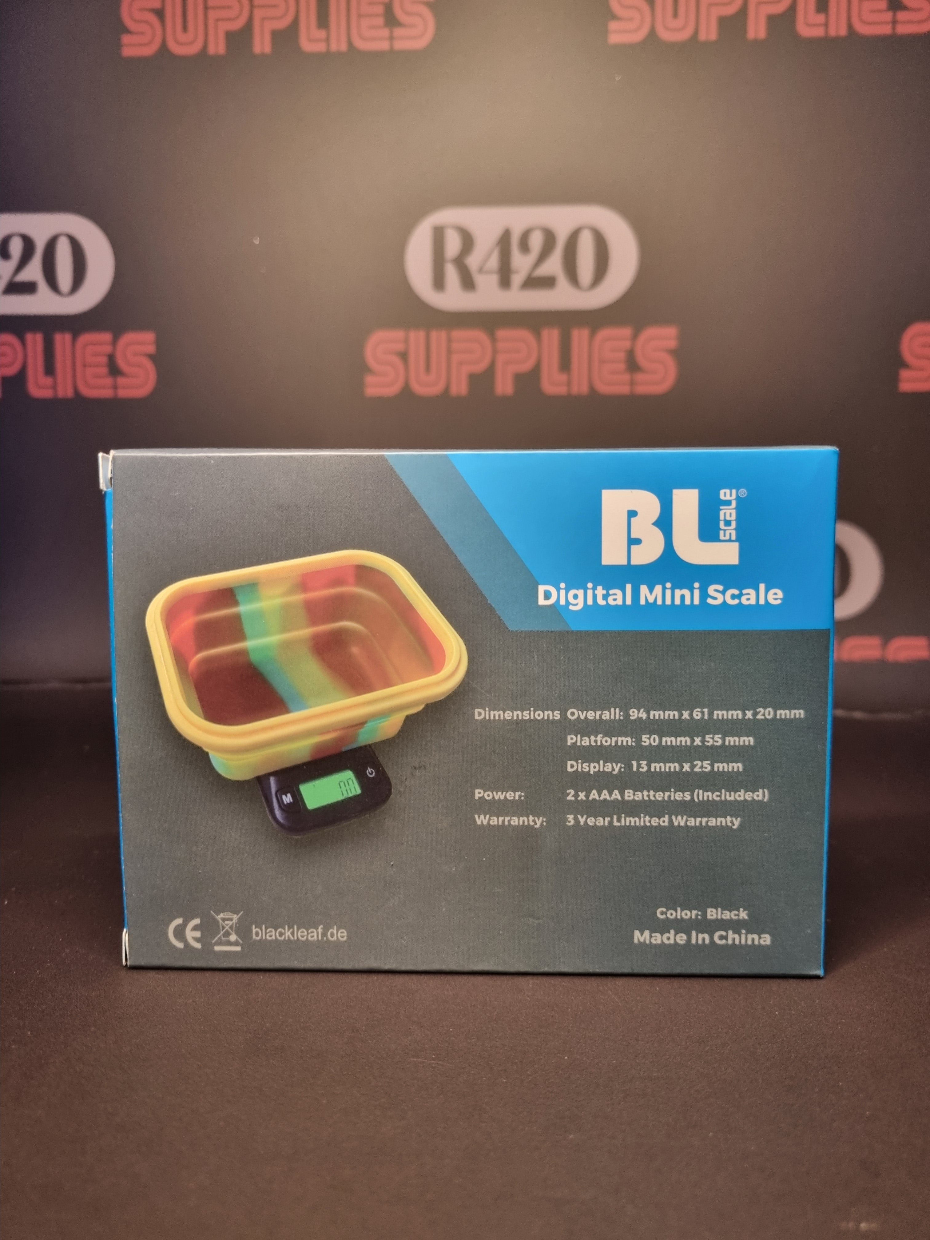 Digital Scales and Silicone Bowl - 0.1g / 500g