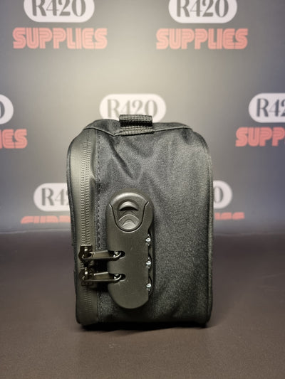 Black Leaf Large Smellproof Bag with Lock