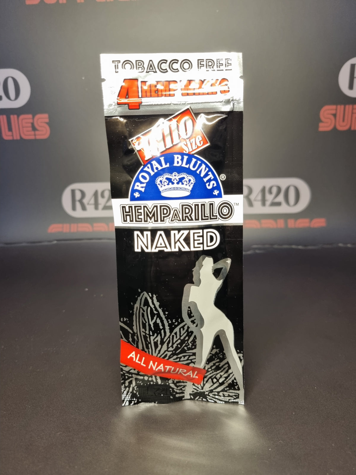 Hemparillo 4-pack hennepblunts - Naakt