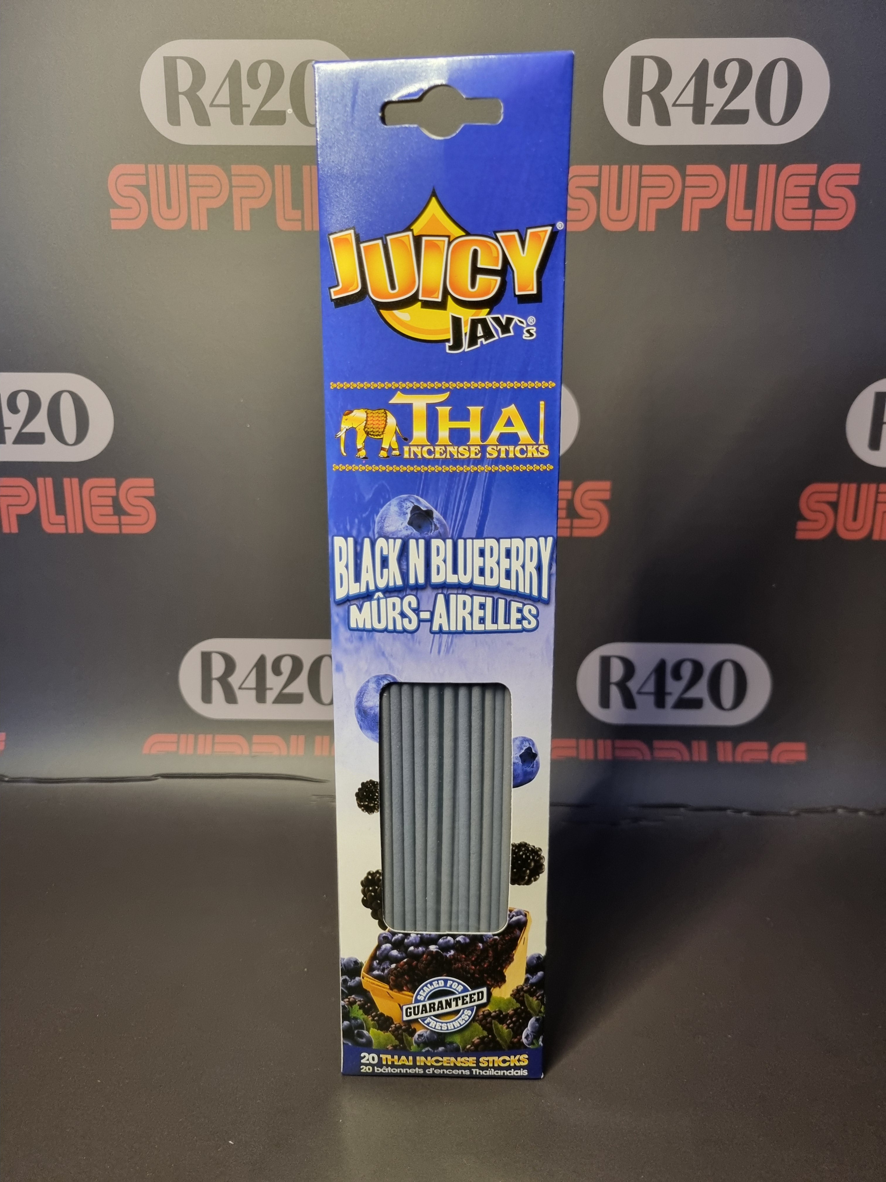 Juicy Jay's Thai Incense Sticks - Black N Blueberry