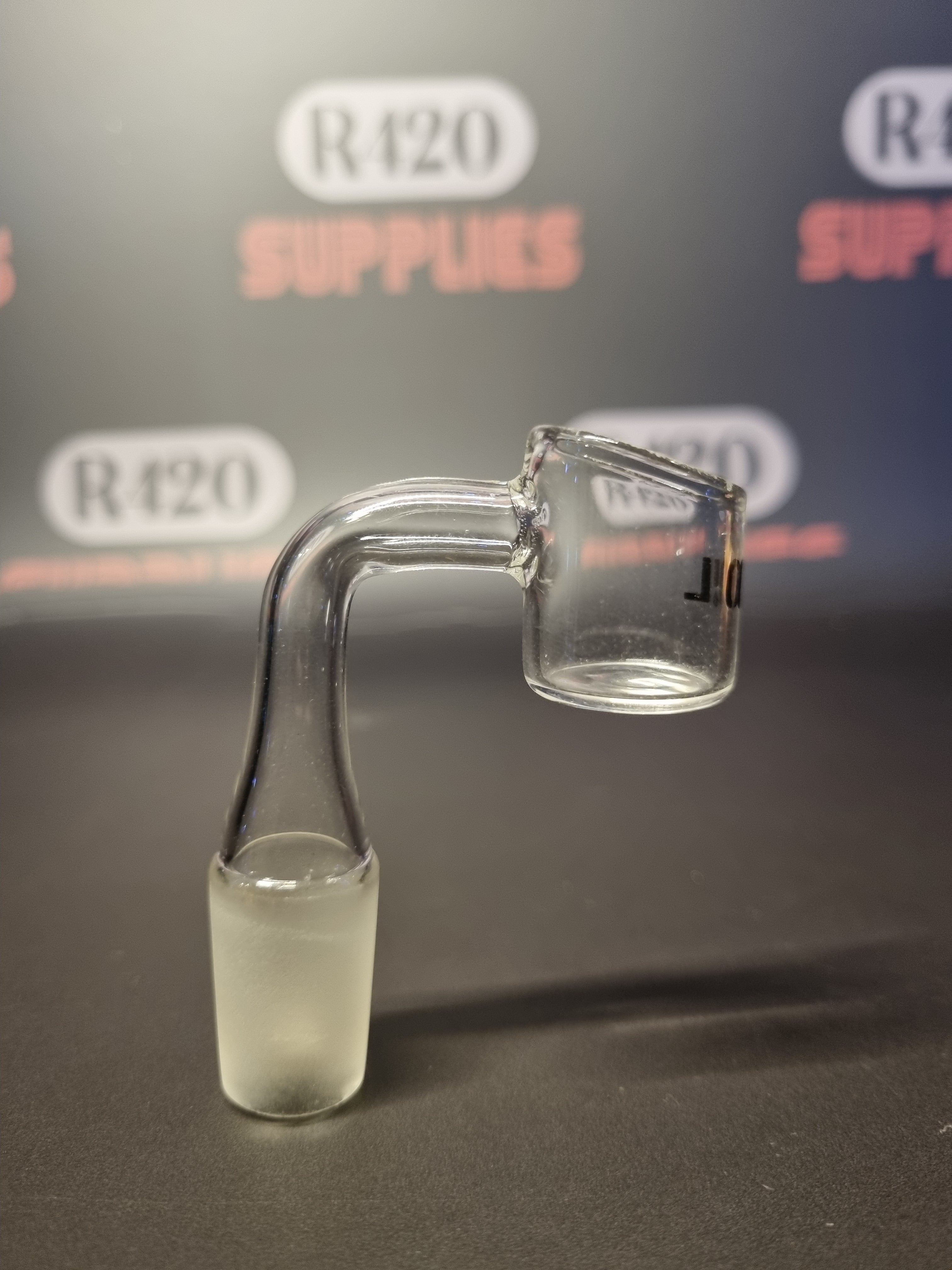 Quartz Banger - 14mm / 90° Male Fitting - Angled Top