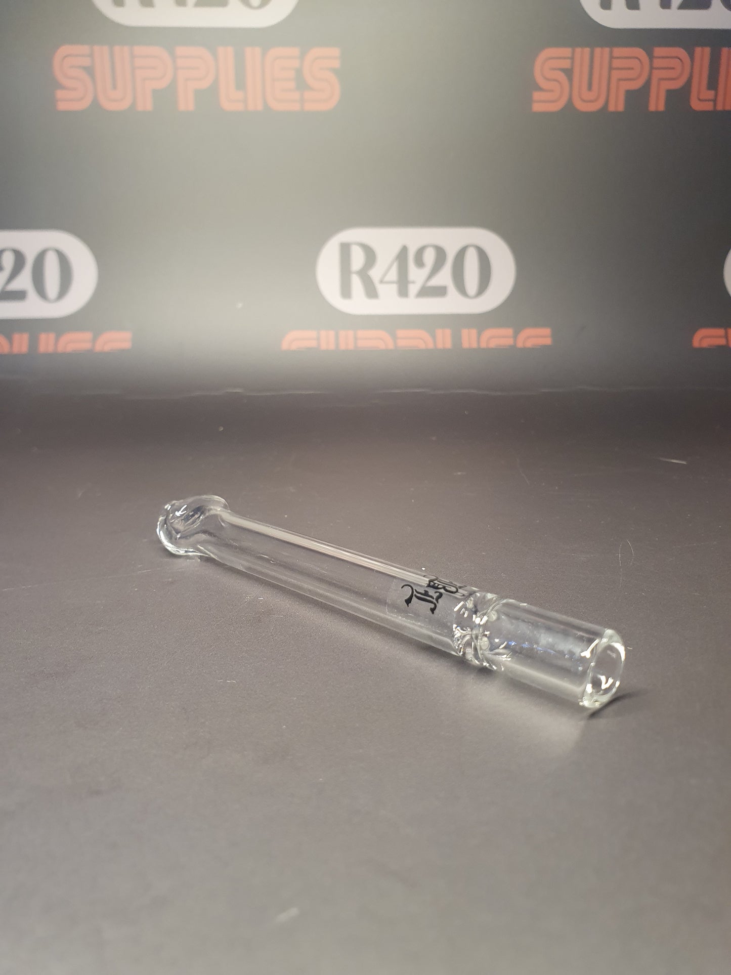 Clear Glass One Hitter - 120mm - Flat Mouthpiece