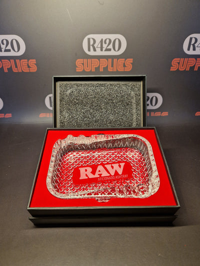 RAW Aficionado Glass Ashtray