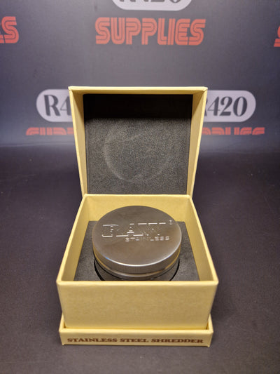 RAW Stainless Steel Grinder – With Magnet & Sifter - 60mm