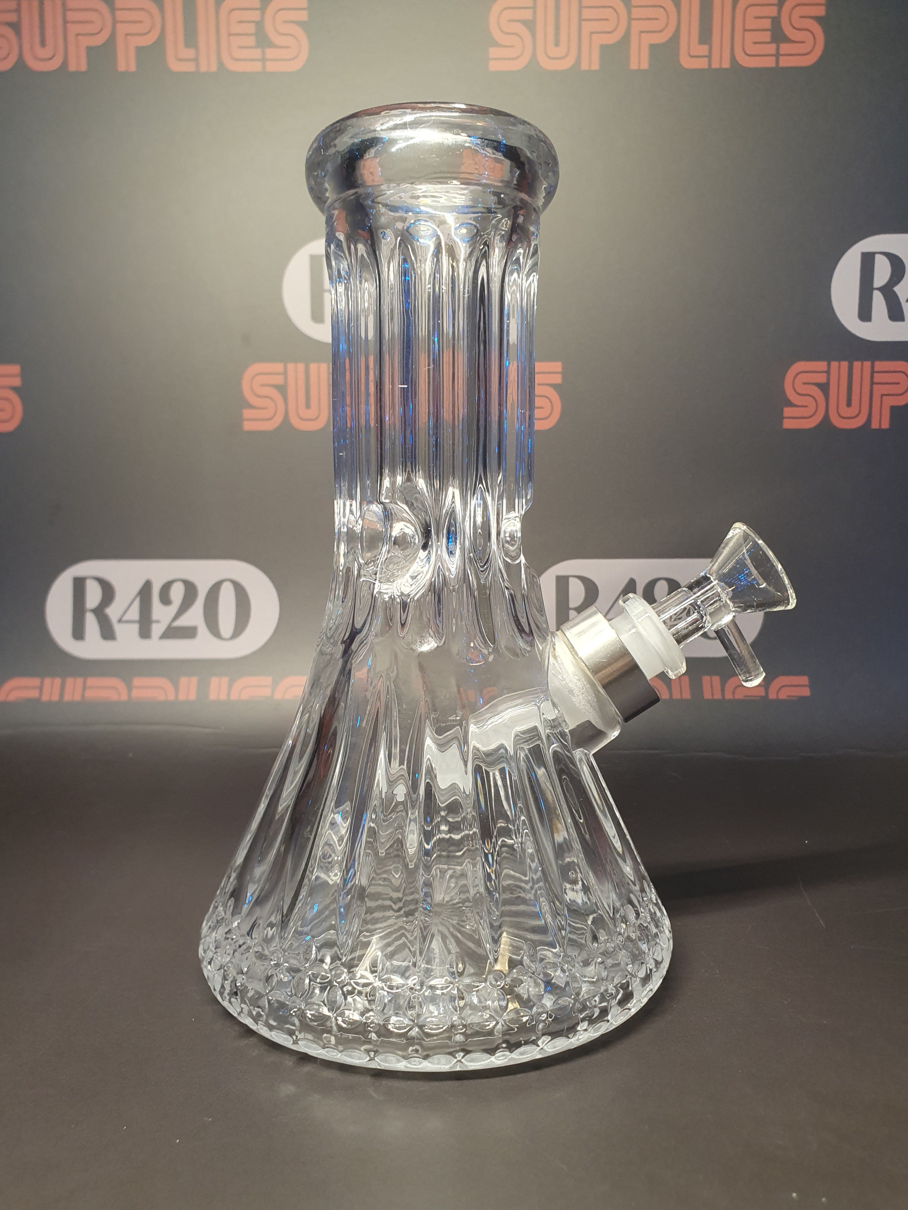 Chongz Cut Glass Beaker Bong - 20cm