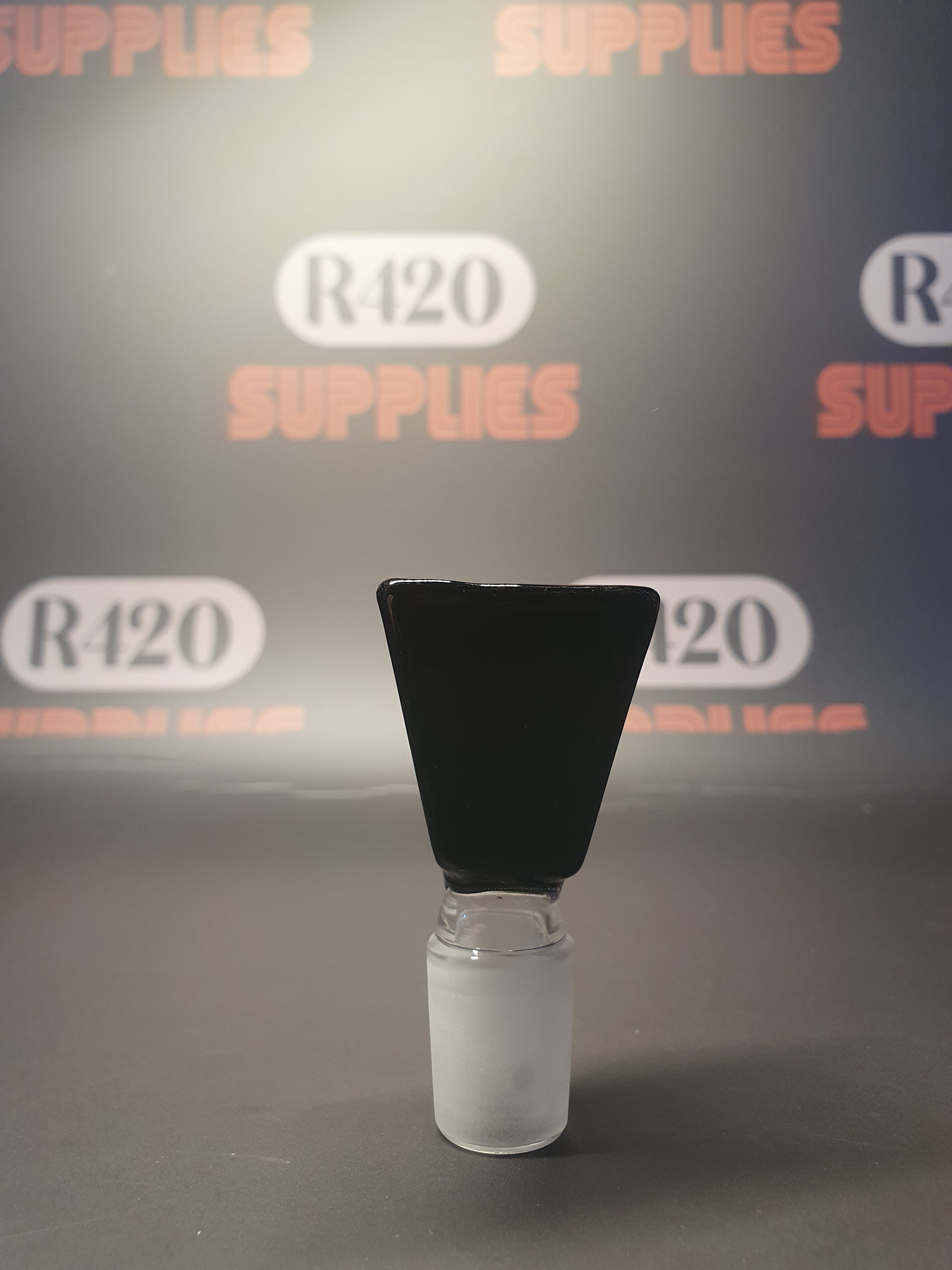 Black Cube Bowl - 18mm Male