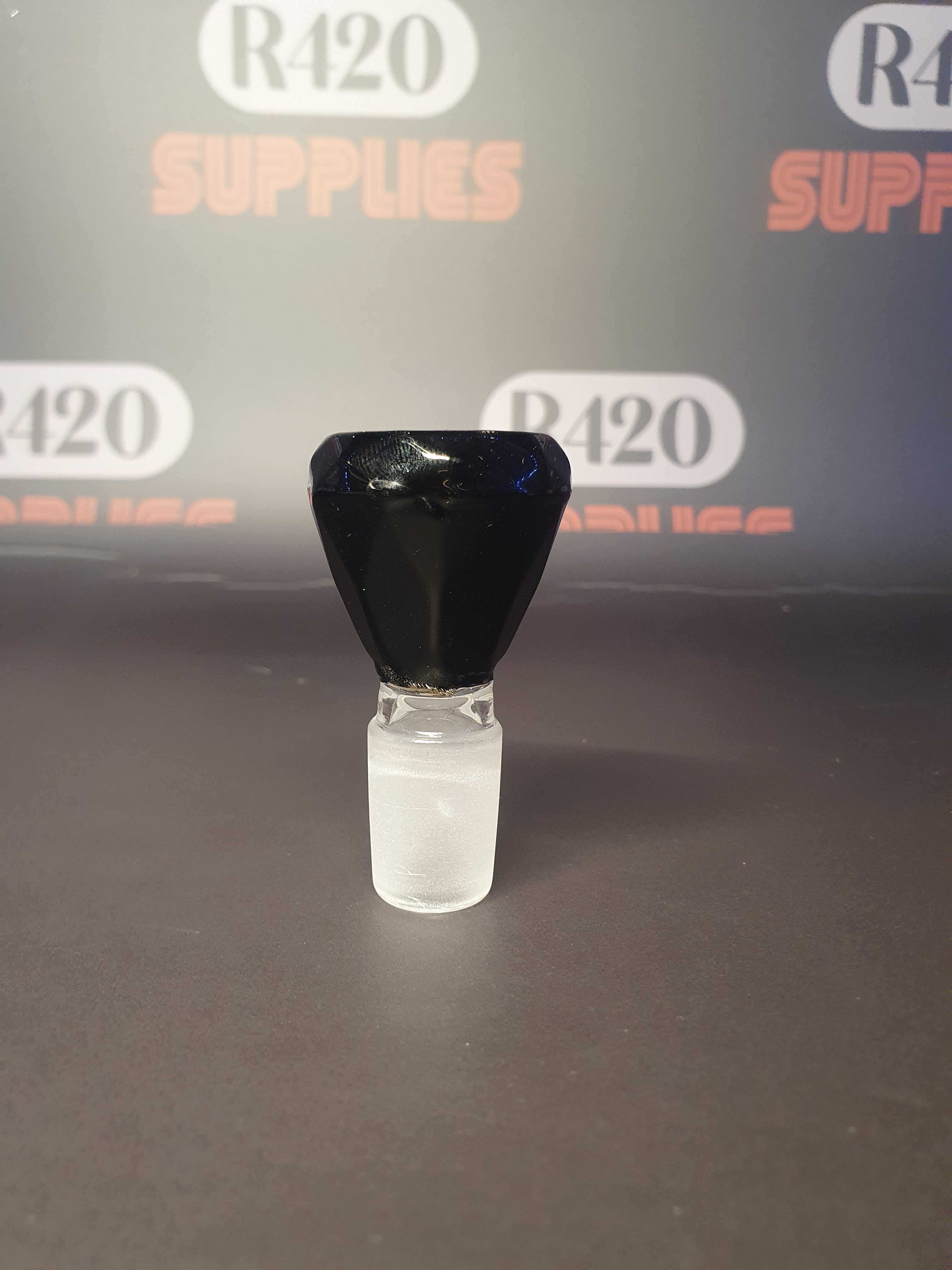 Black Diamond Glass Bowl - 18mm Male