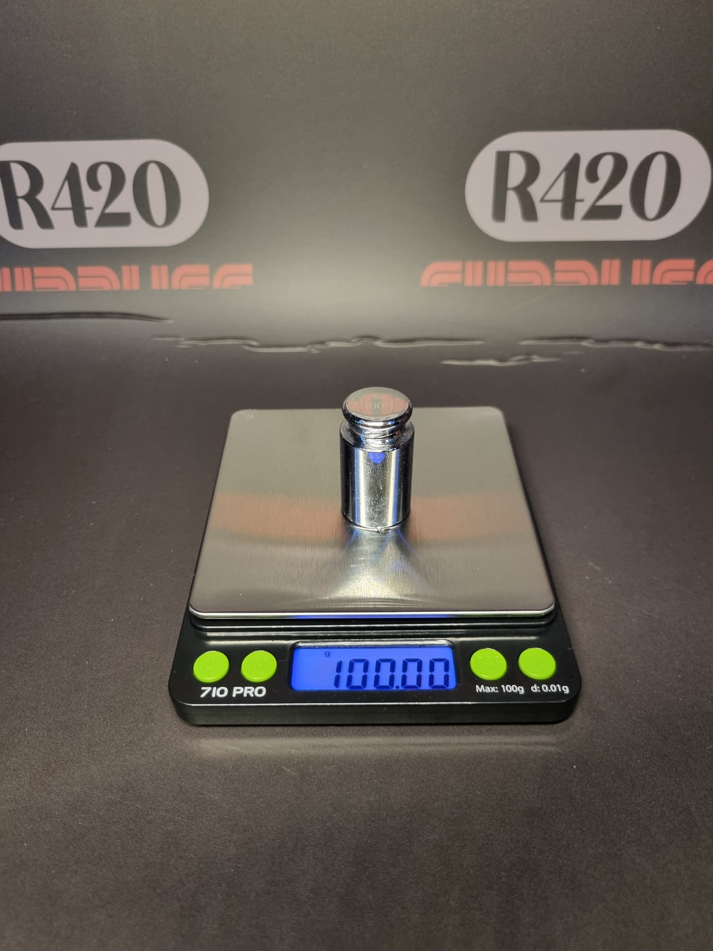 710-Pro Digitale Weegschaal met Weegplateau (Concentraat-/Extractkit) - 0,01 g / 100 g