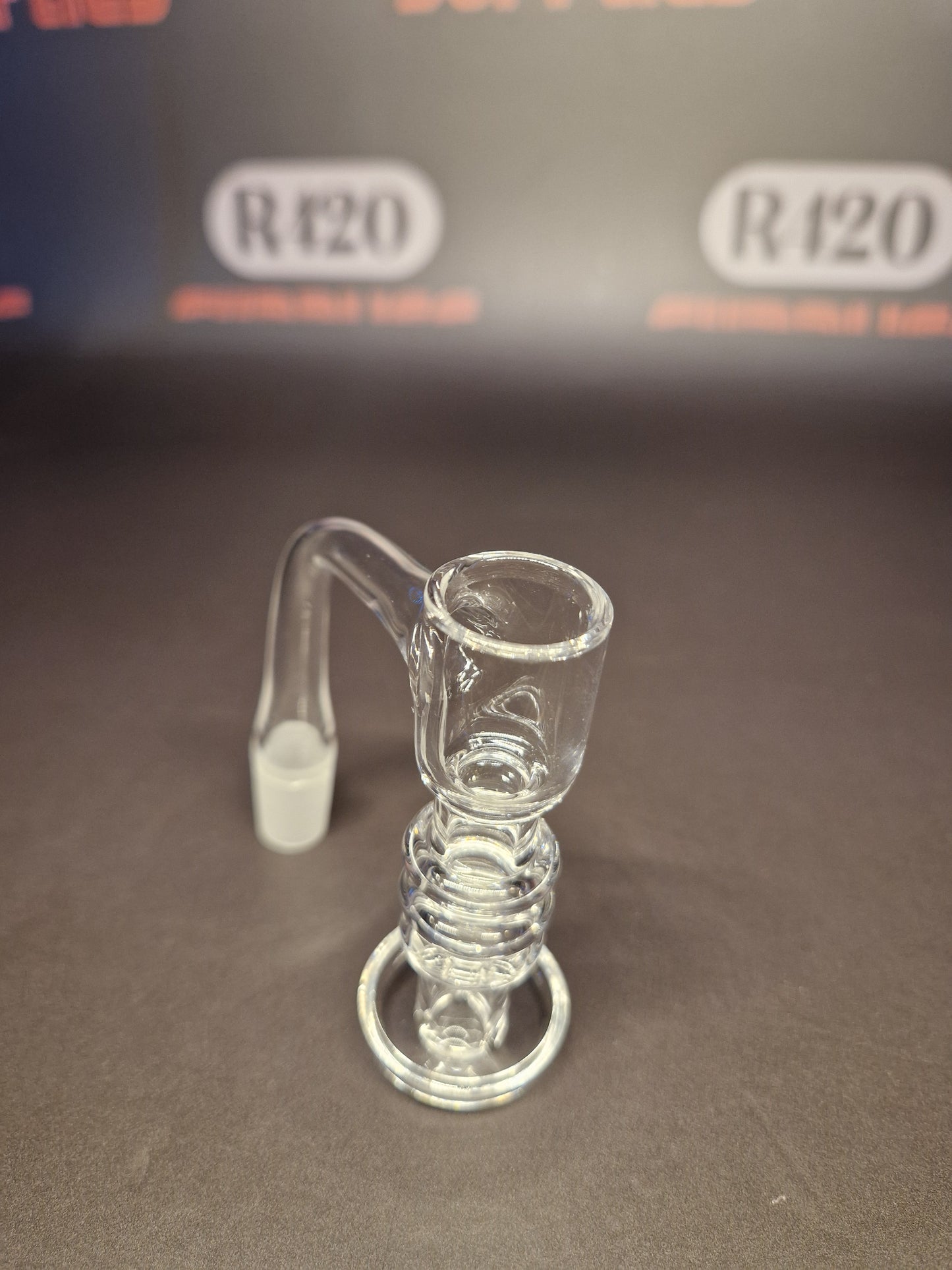 Kwartsbanger met regenboogeffect - 14 mm mannelijke fitting
