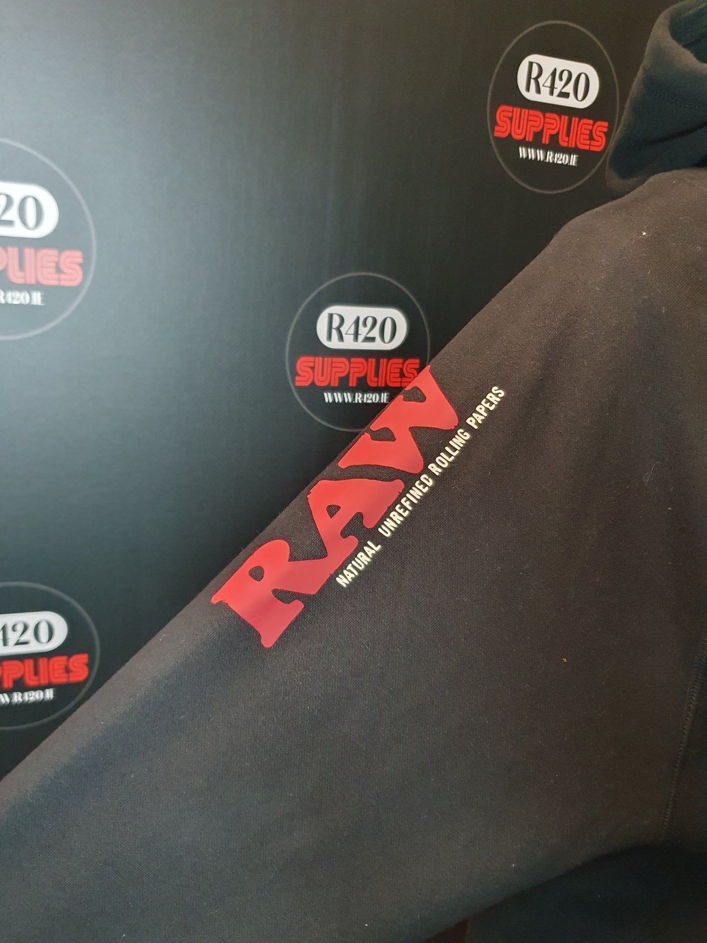 RAW Black Zip Hoodie - RAW Edition