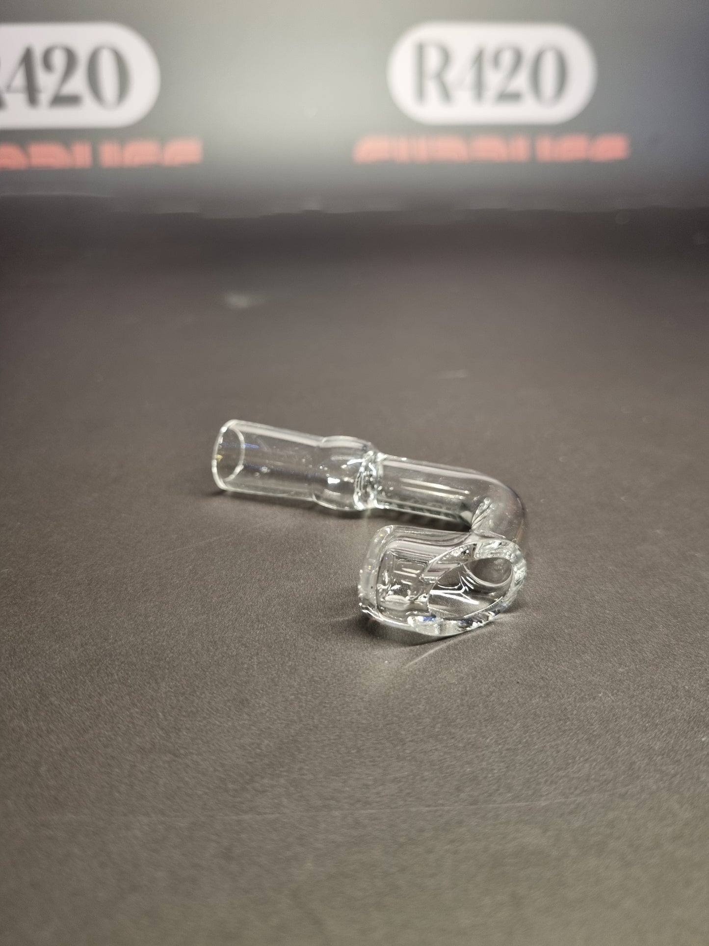 Kwarts banger met schuine top - 10 mm mannelijk gewricht