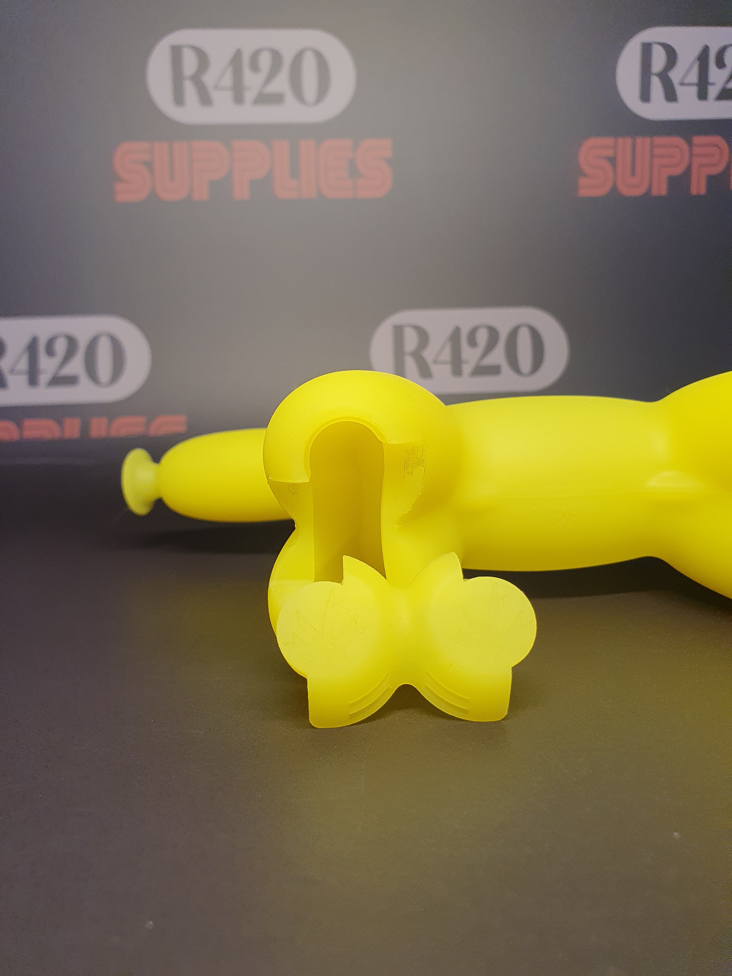PieceMaker "K9" Silicone Water Pipe - Yellow