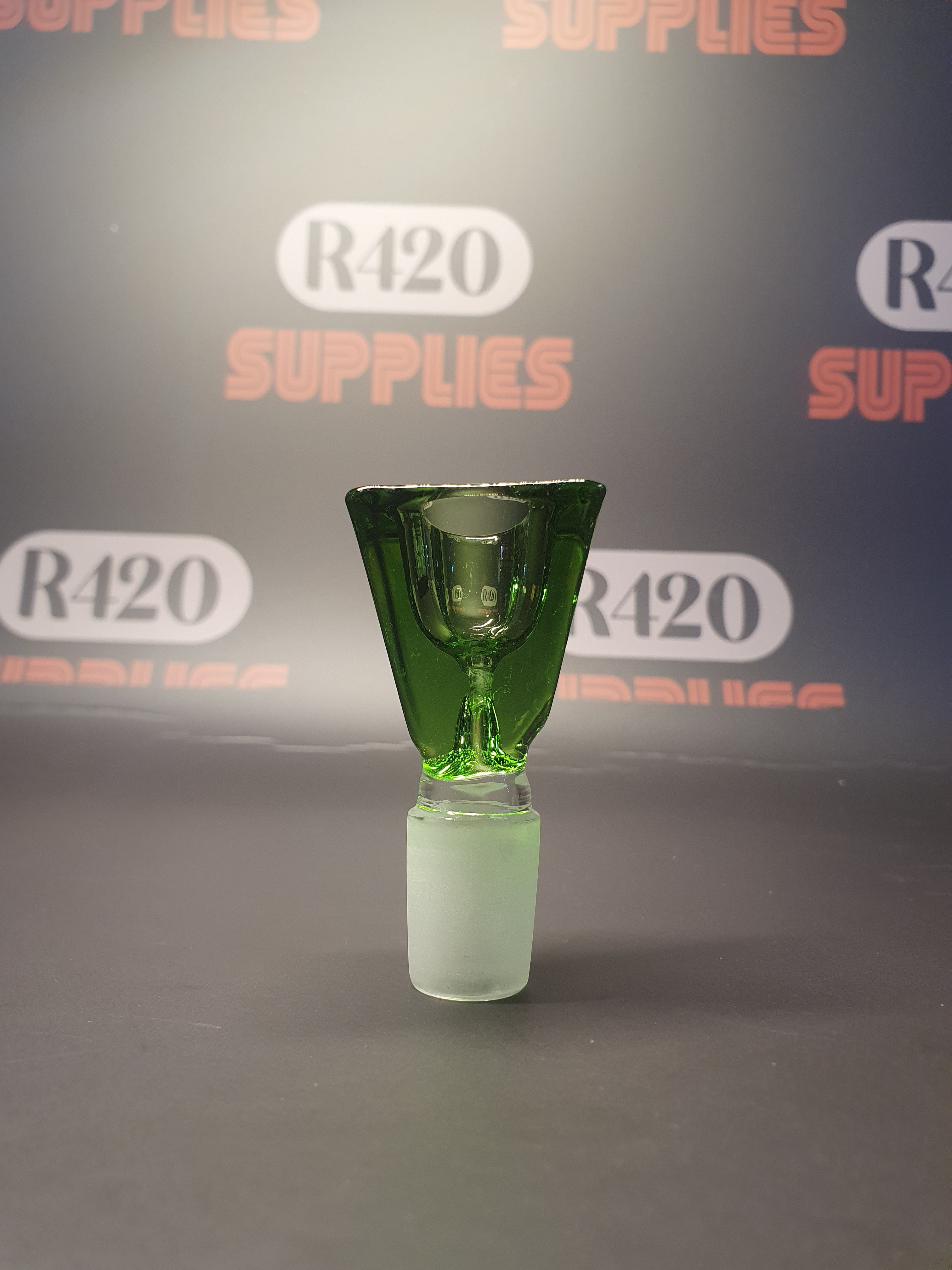 Green Cube Bowl - 18mm Male