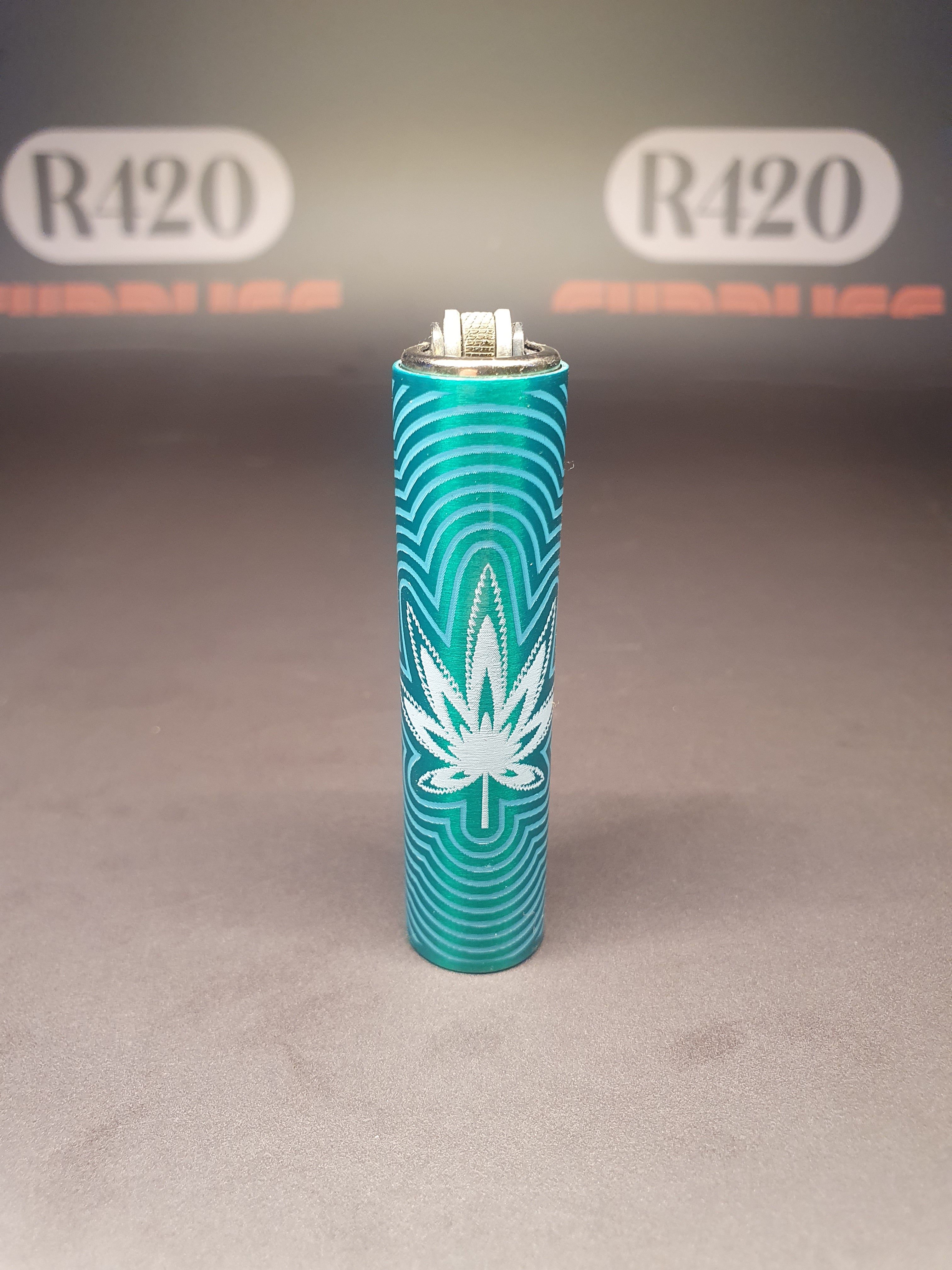 Mini Clipper Lighter With Metal Outer Sleeve - Minimal Weed