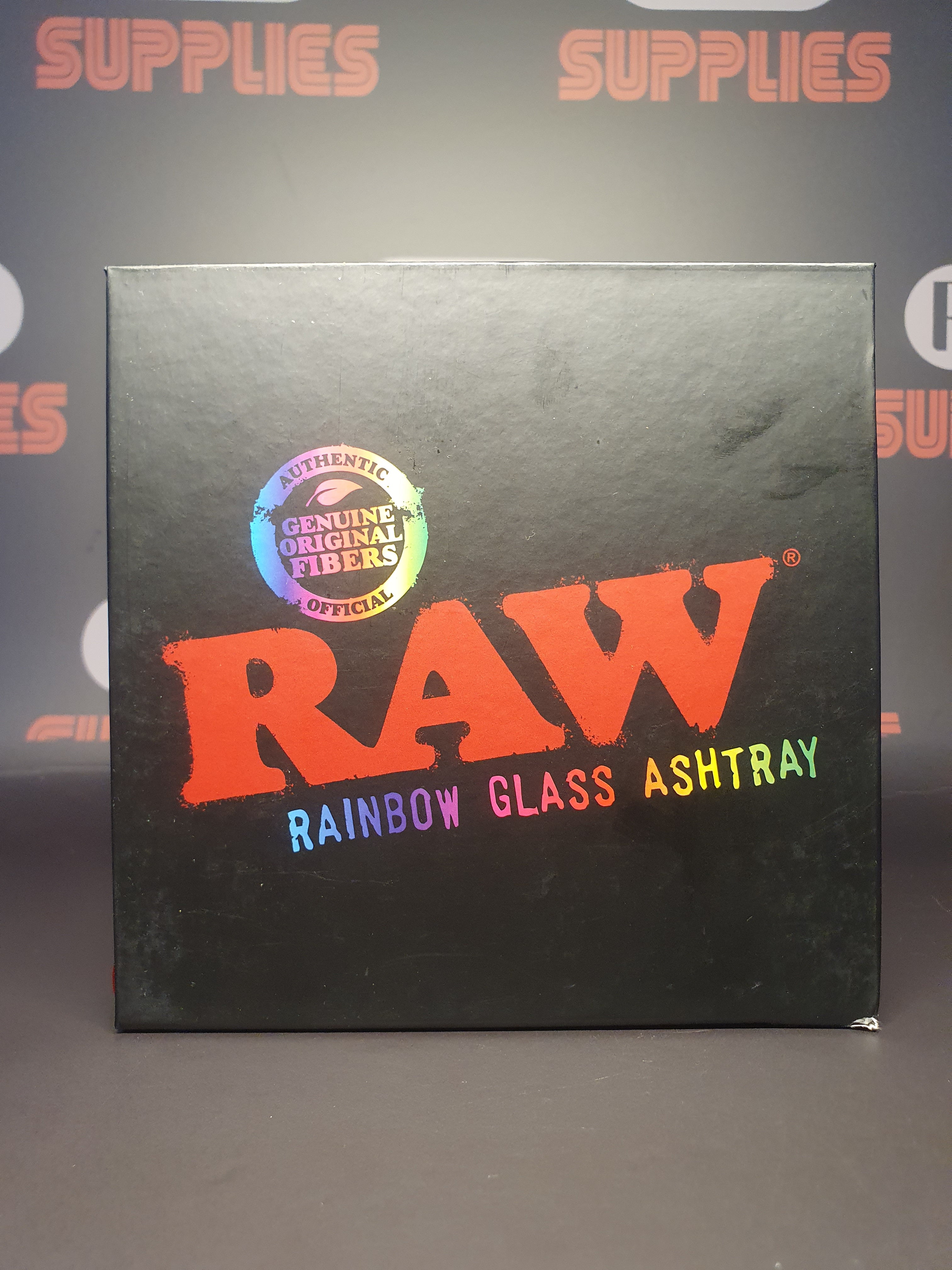 RAW Rainbow Glass Ashtray