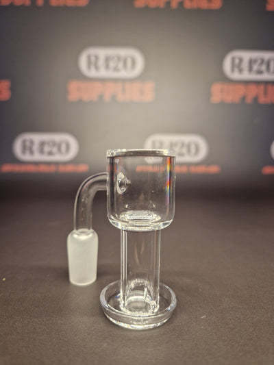 Quartz Slurper- 14mm / 90° Male Fitting - Clear