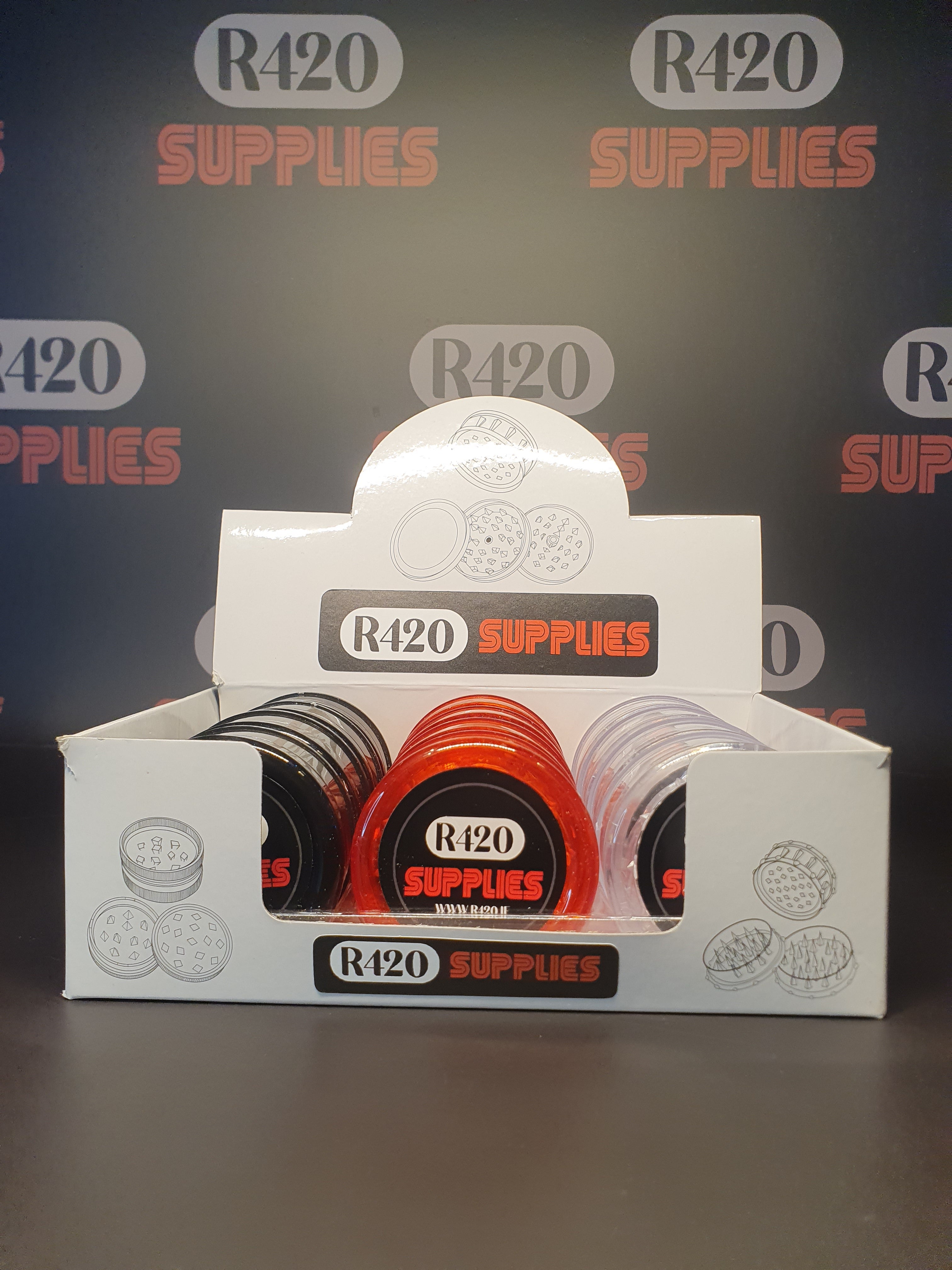 R420 Plastic 2 Piece Grinder - 60mm