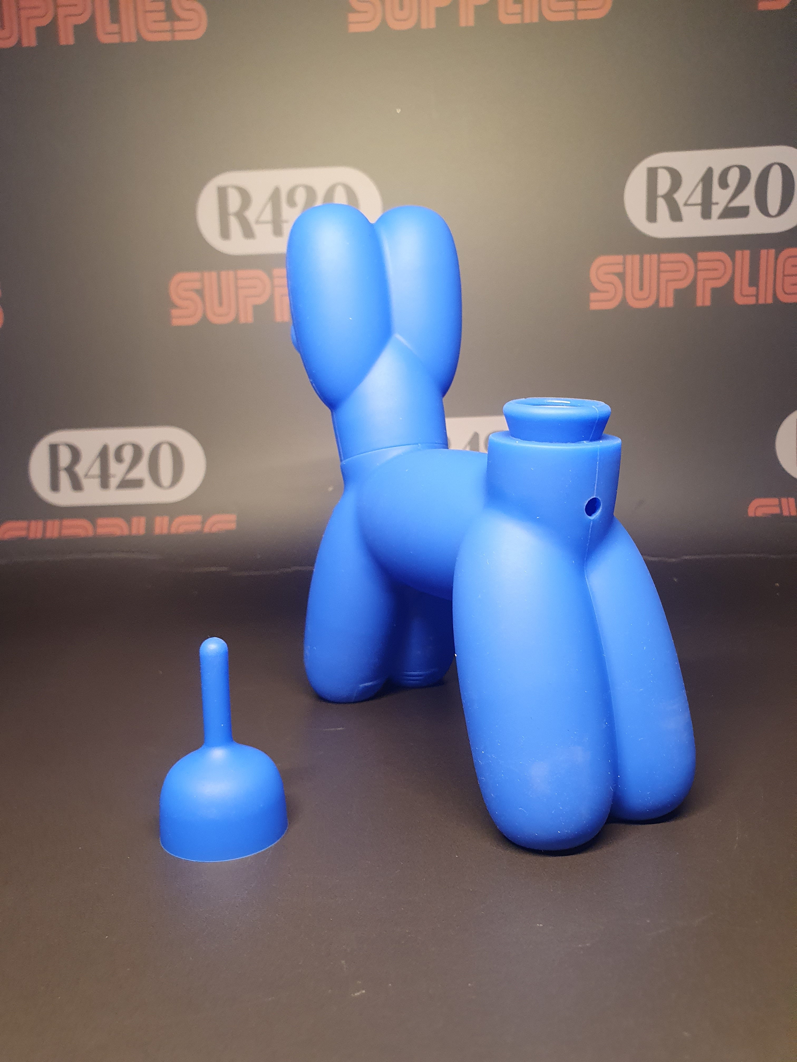 PieceMaker "K9" Silicone Water Pipe - Blue