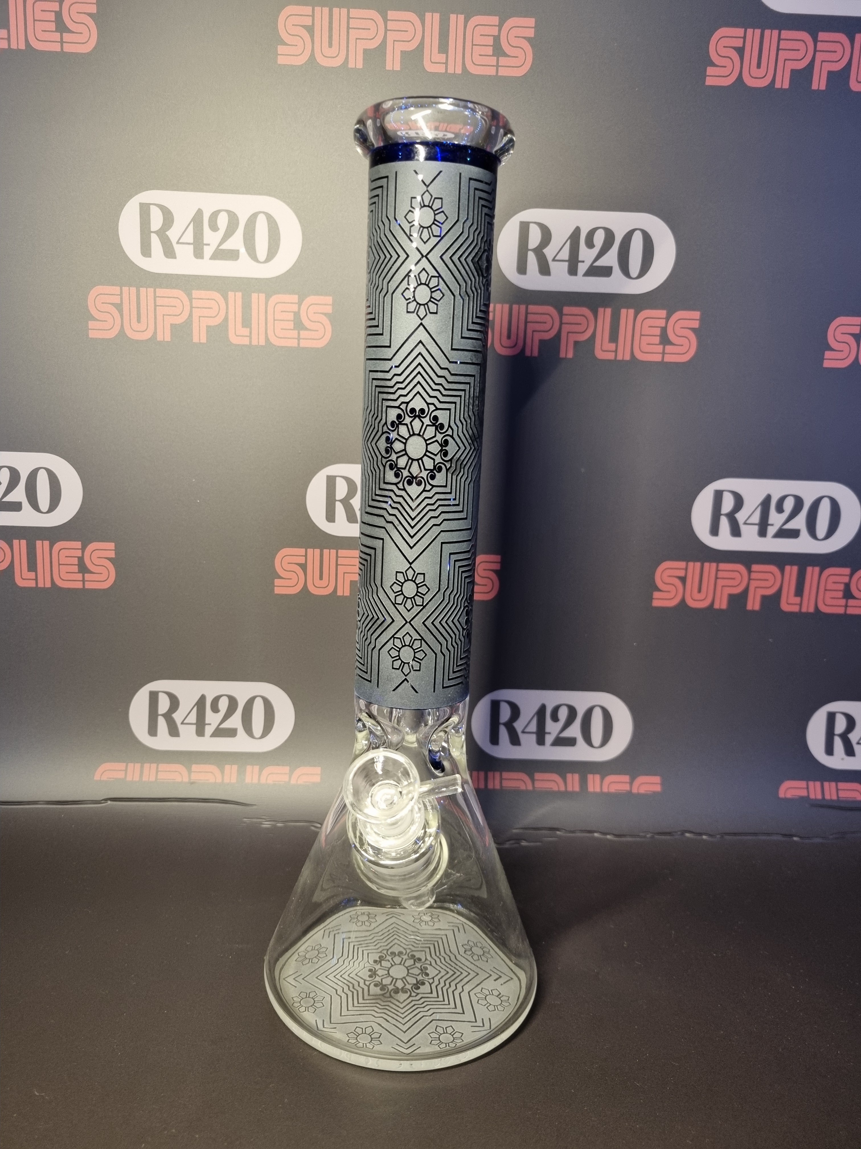 Amsterdam - Limited Edition Mixed Mandala Series - Blue - H:36cm