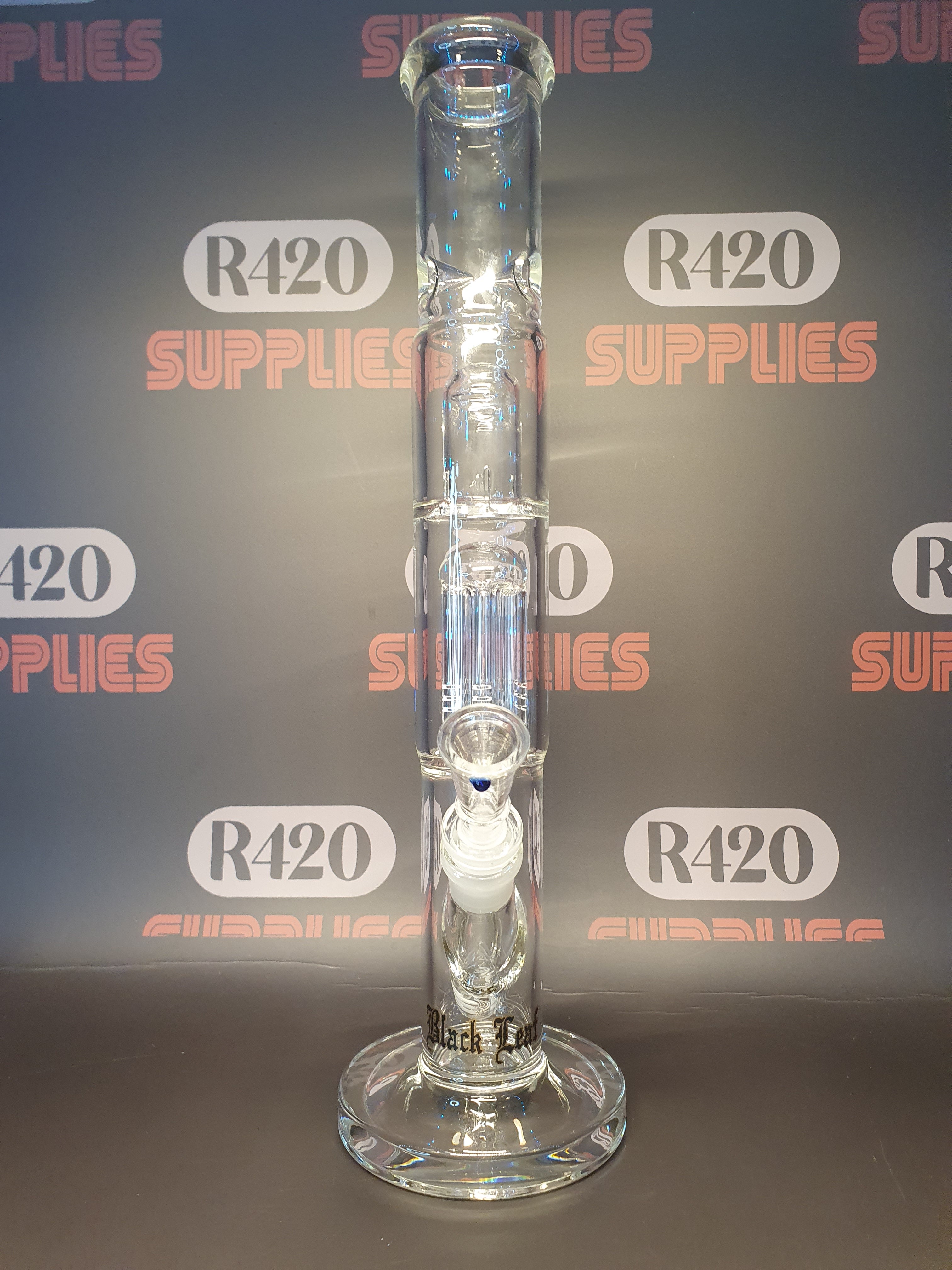 Black Leaf - Ice Bong - H380mm (Clear)