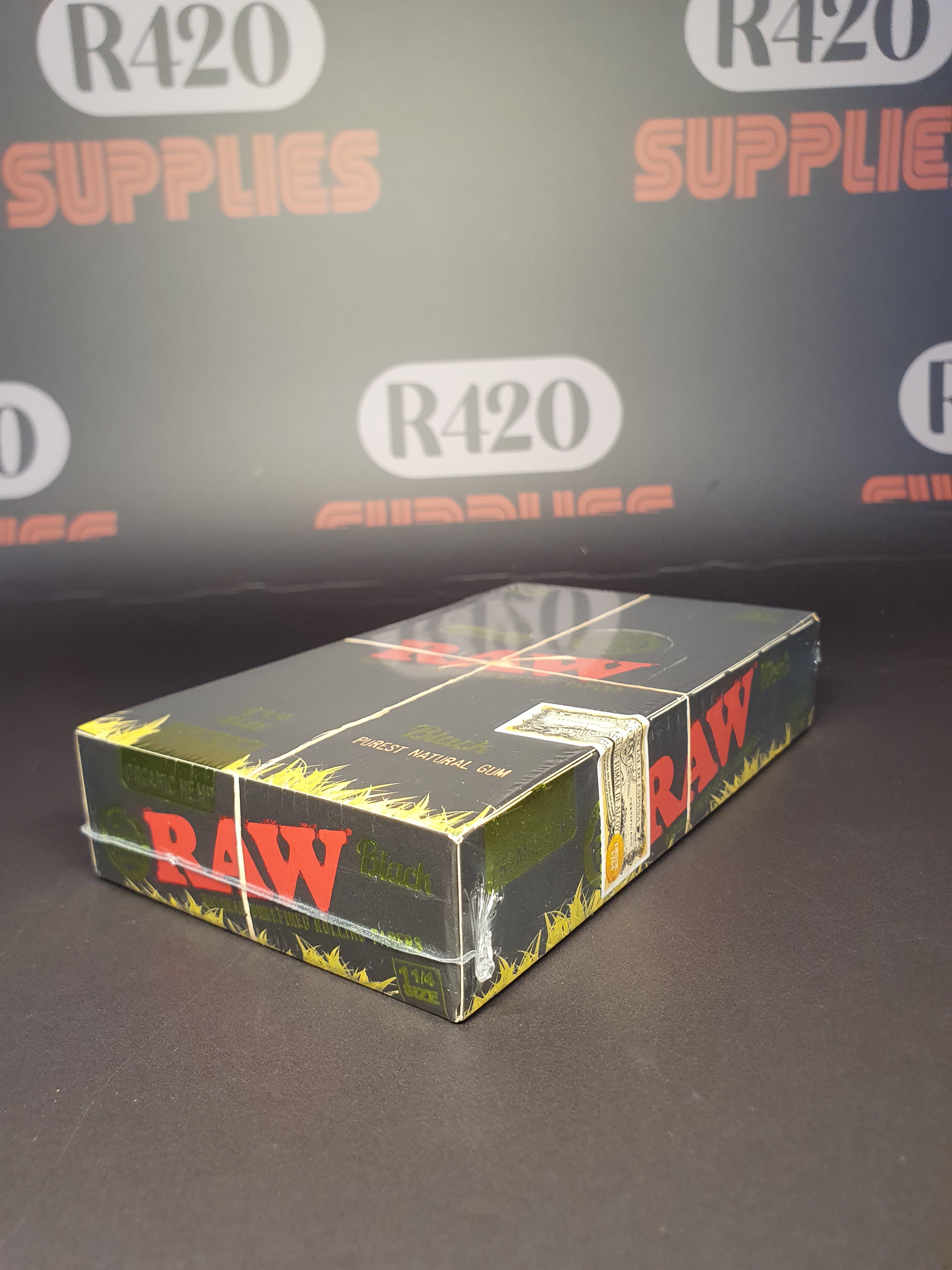 RAW Black Organic 1 1/4