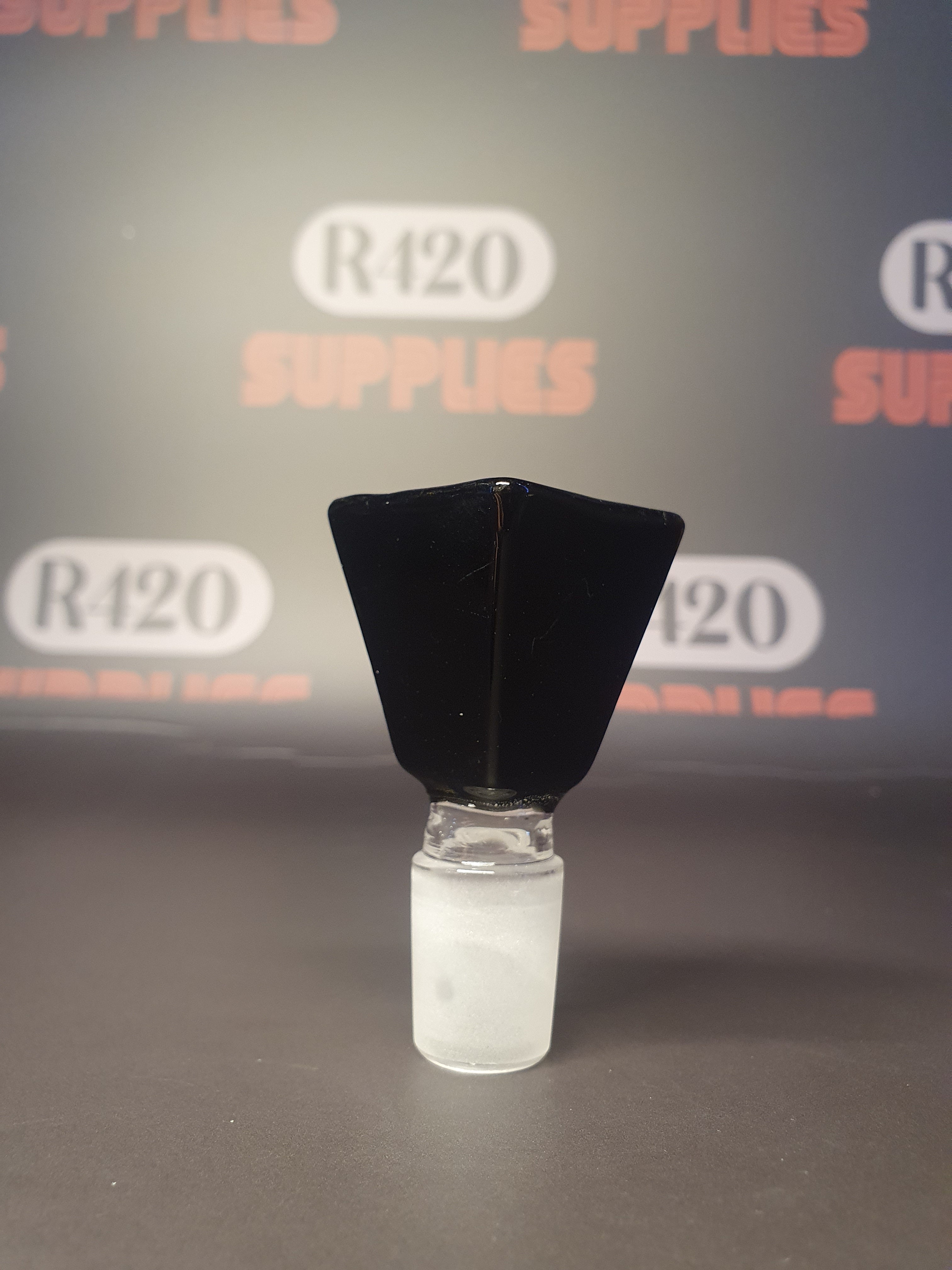 Black Cube Bowl - 18mm Male