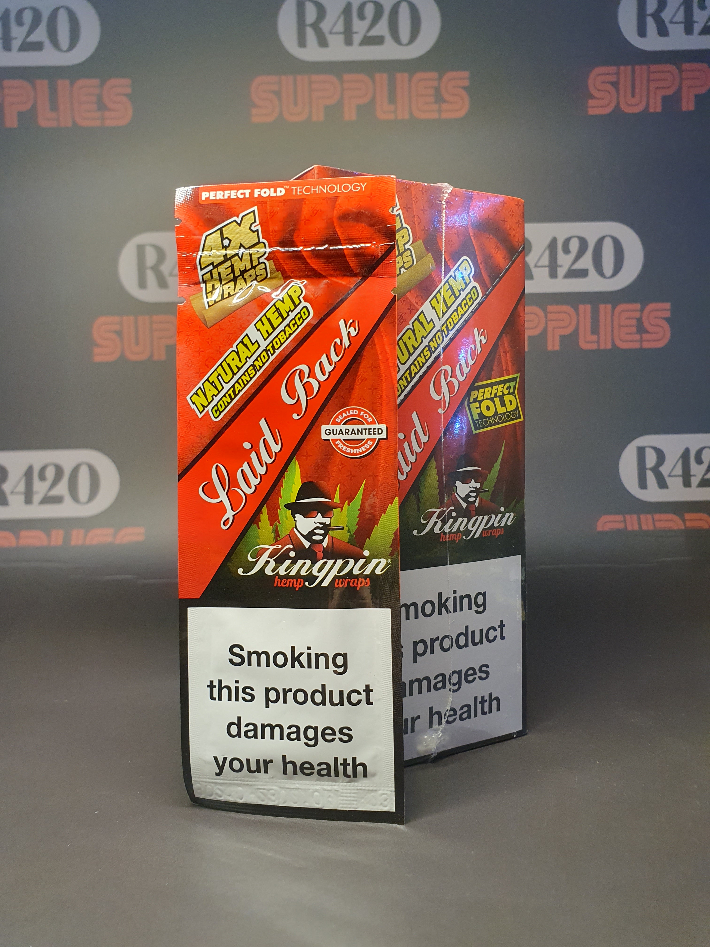 Kingpin Hemp Wraps - 4 Pack - Laid Back