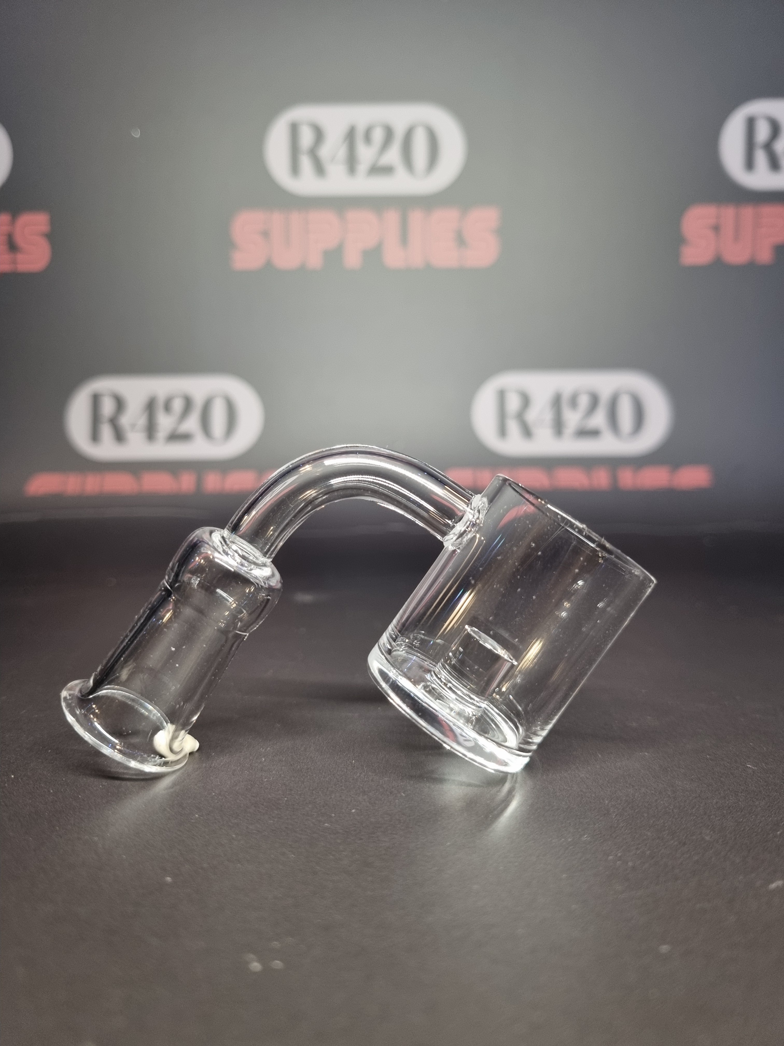 XL Quartz Banger - 14mm / 90° Female Fitting + Carb Cap (Boxed)