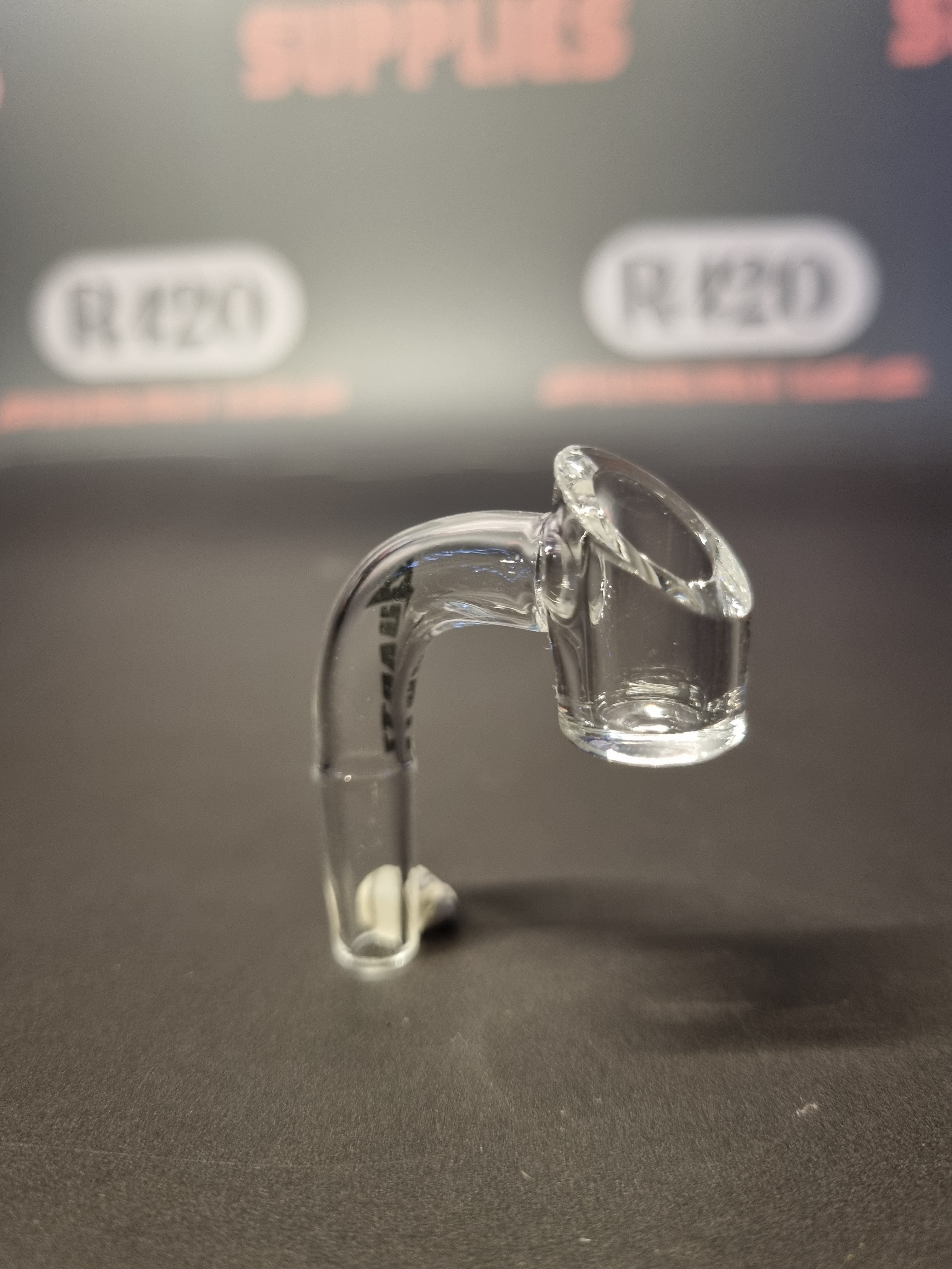 Quartz Banger - 10mm / 90° Male Fitting - Angled Top