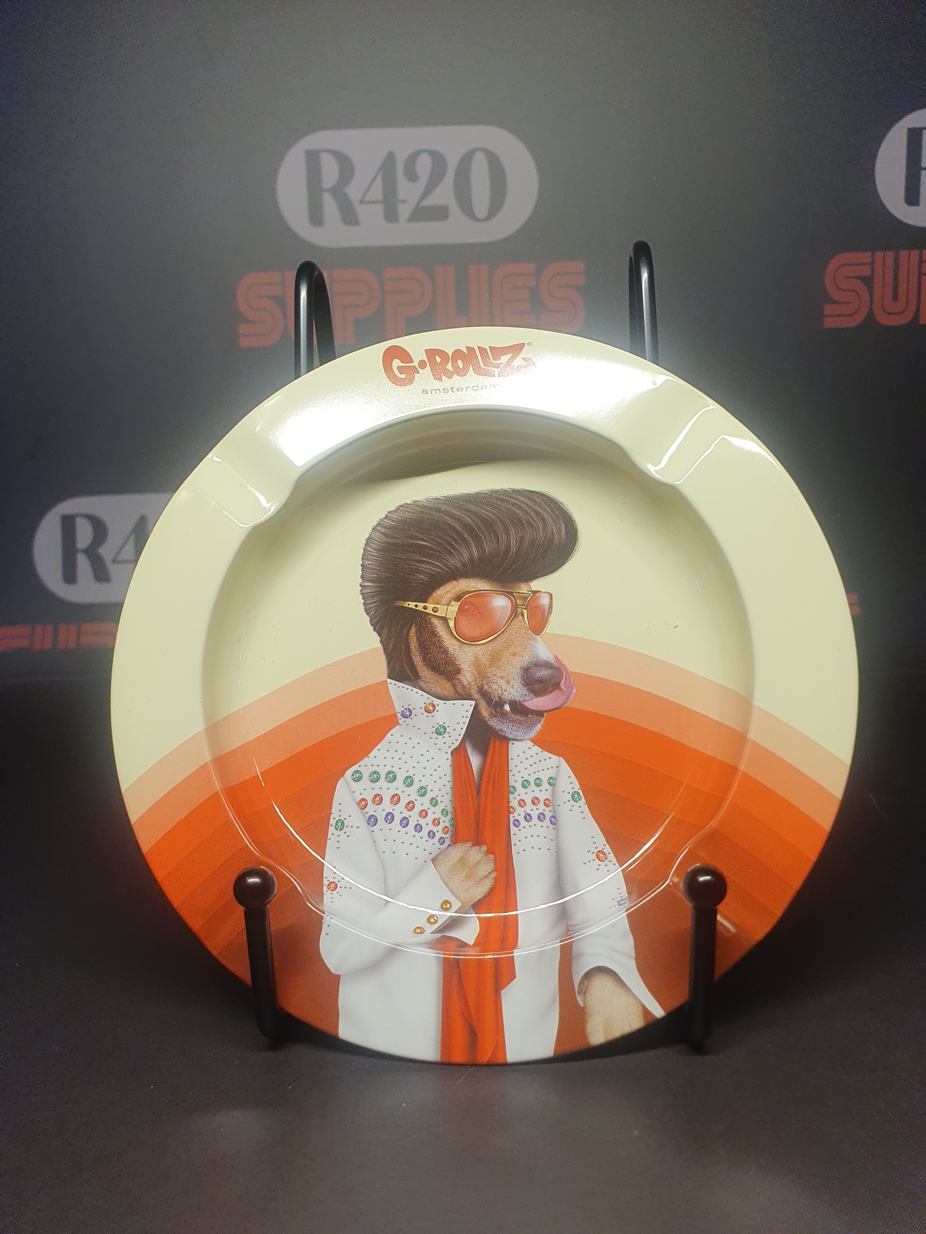 G-Rollz Pets Rock Ashtray - Elvis