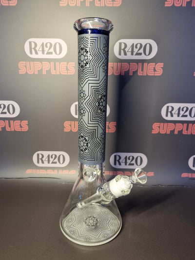 Amsterdam - Limited Edition Mixed Mandala Series - Blue - H:36cm