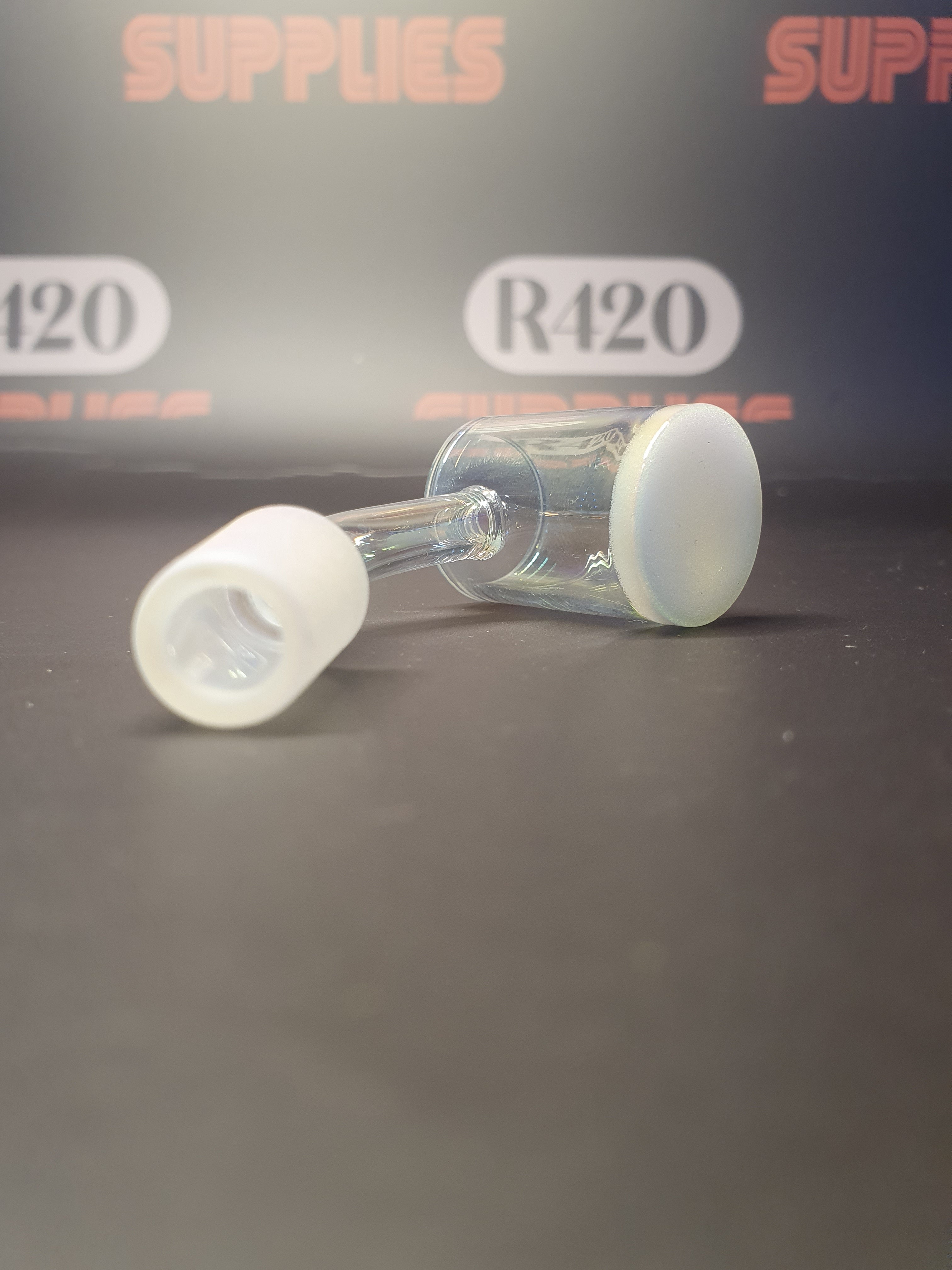 Quartz Banger - 14mm / 45° Male Fitting - Rainbow Effect