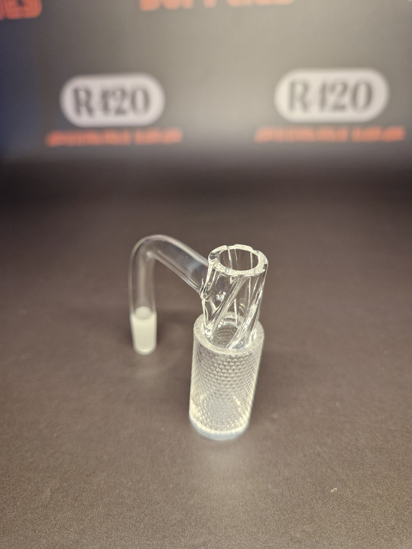 Kwartsbanger met regenboogeffect - 14 mm mannelijke fitting