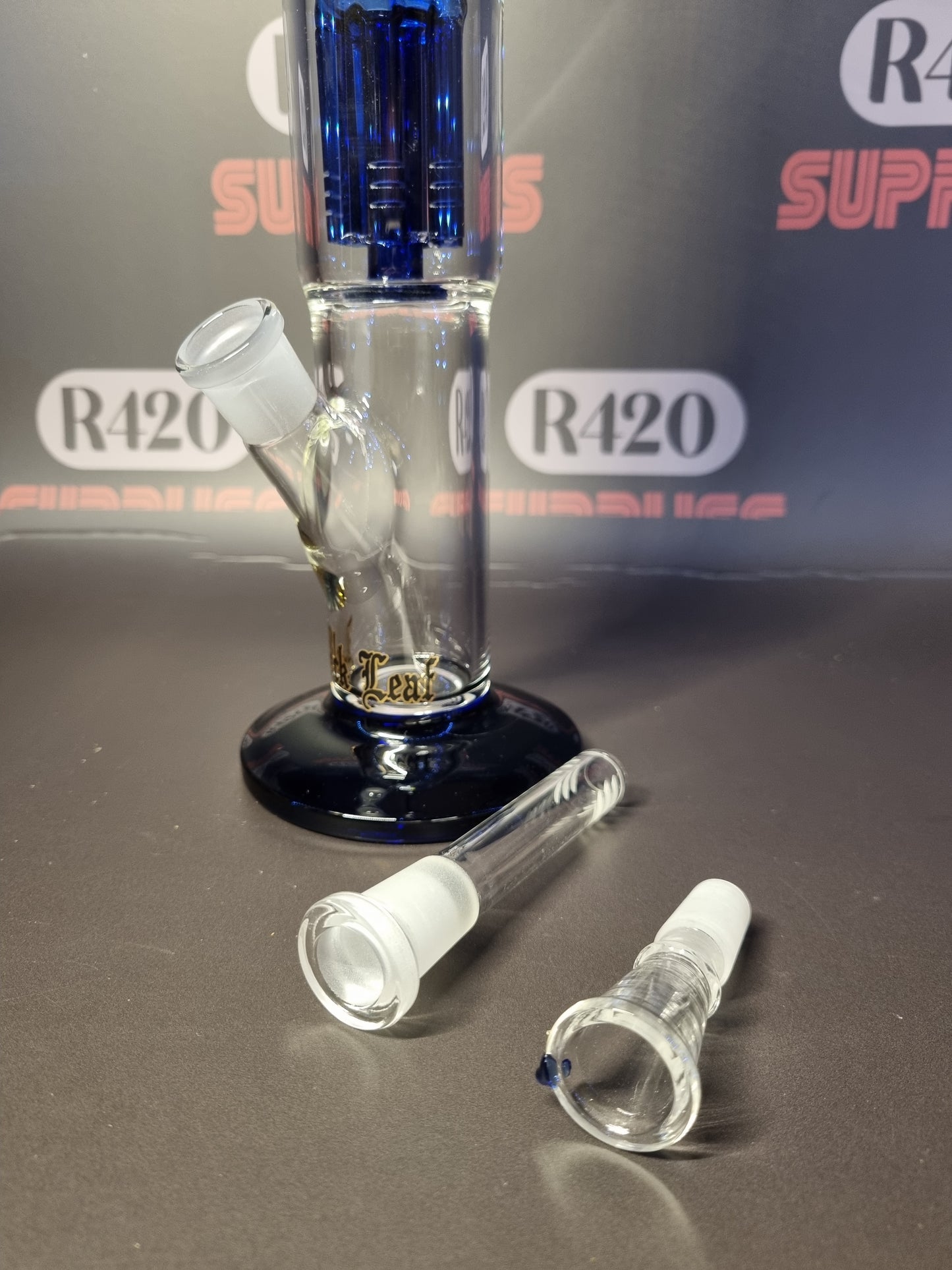 Black Leaf - Ice Bong - H380mm (Blue)